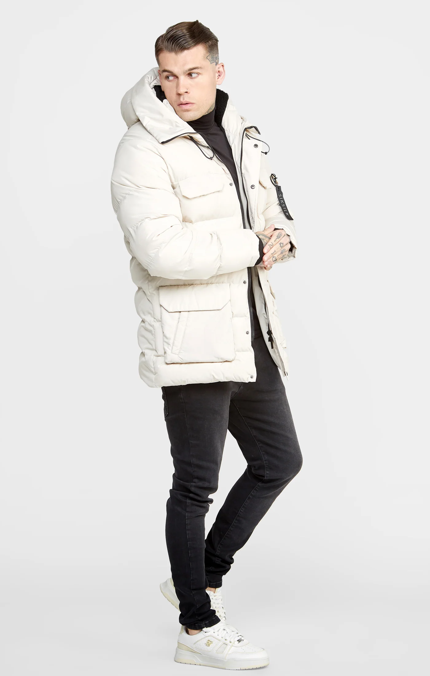 Ecru Parka Jacket - Image 4