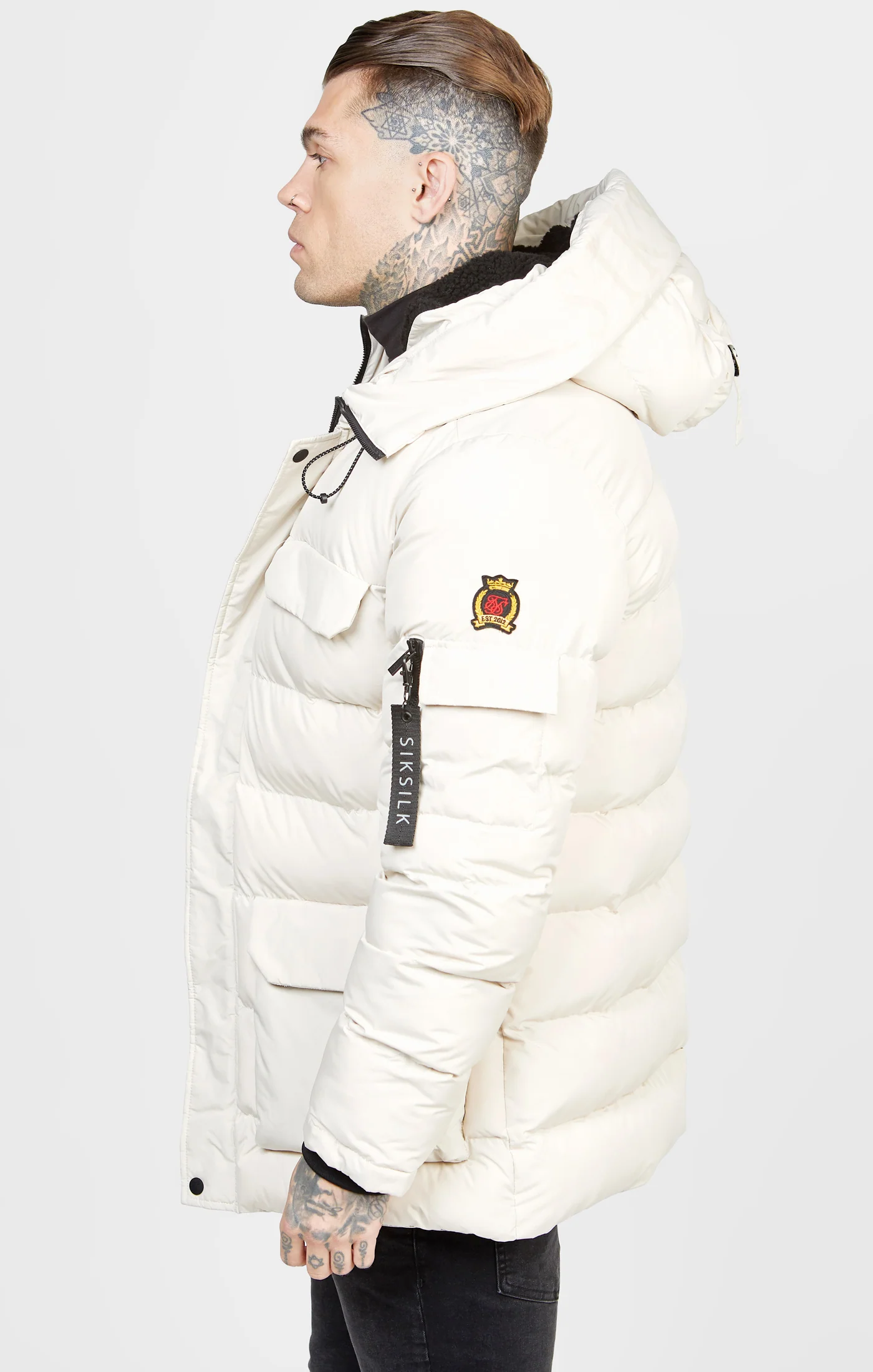 Ecru Parka Jacket - Image 6