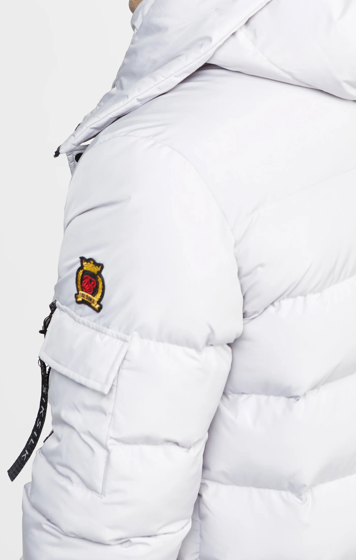 Grey Parka Jacket - Image 6