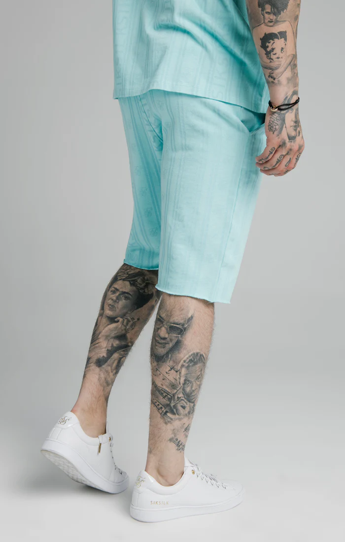 SikSilk Pastel Gym Shorts - Blue - Image 2