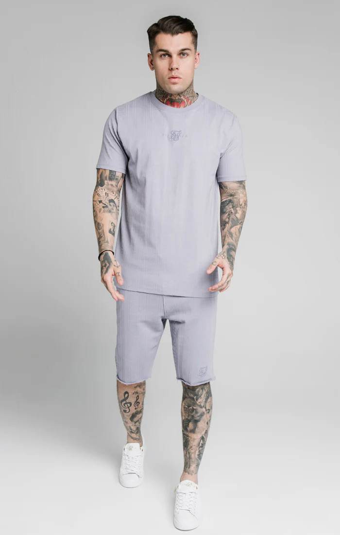 SikSilk Pastel Gym Shorts - Grey - Image 3
