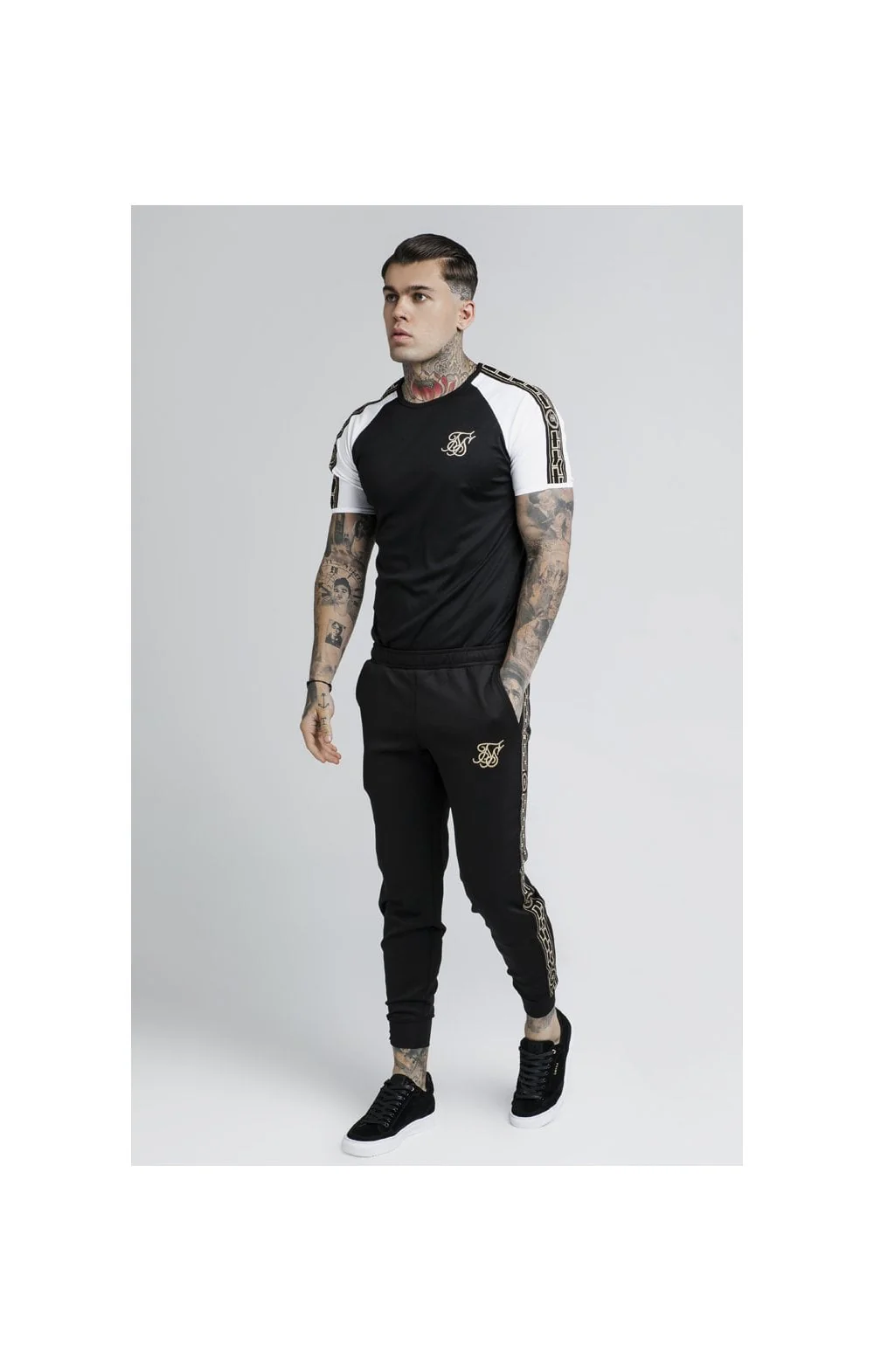 SikSilk Performance Tee – Black - Image 2