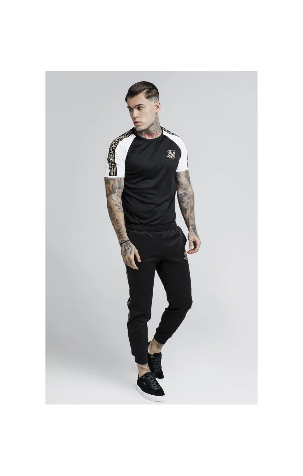 SikSilk Performance Tee – Black - Image 3