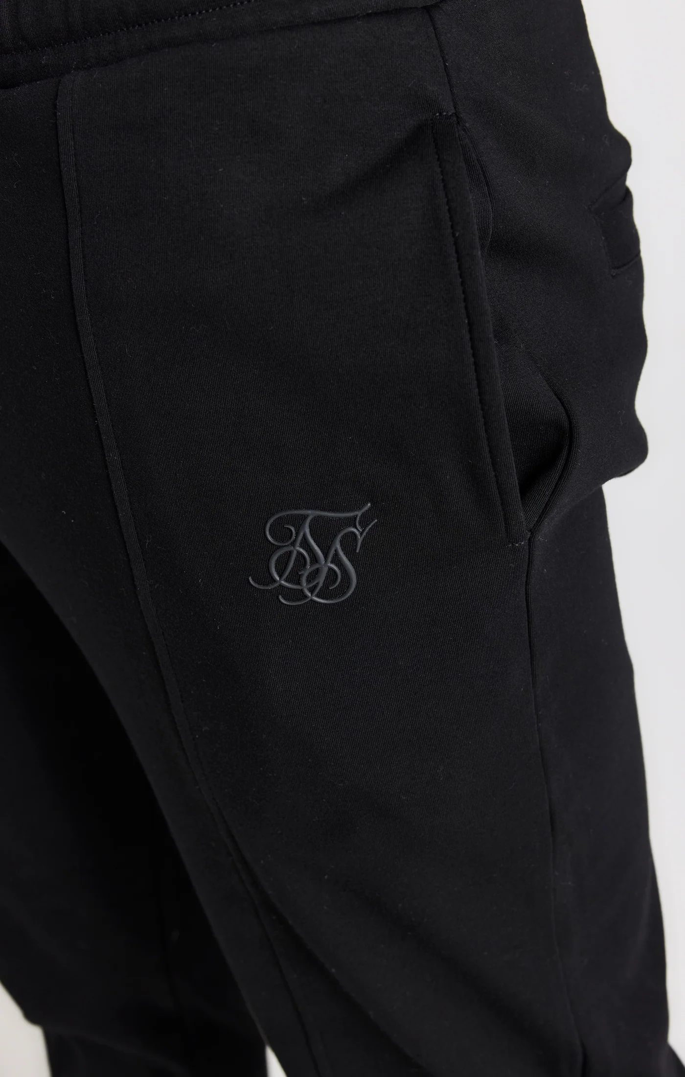 Black Pin Tuck Skinny Jogger - Image 5