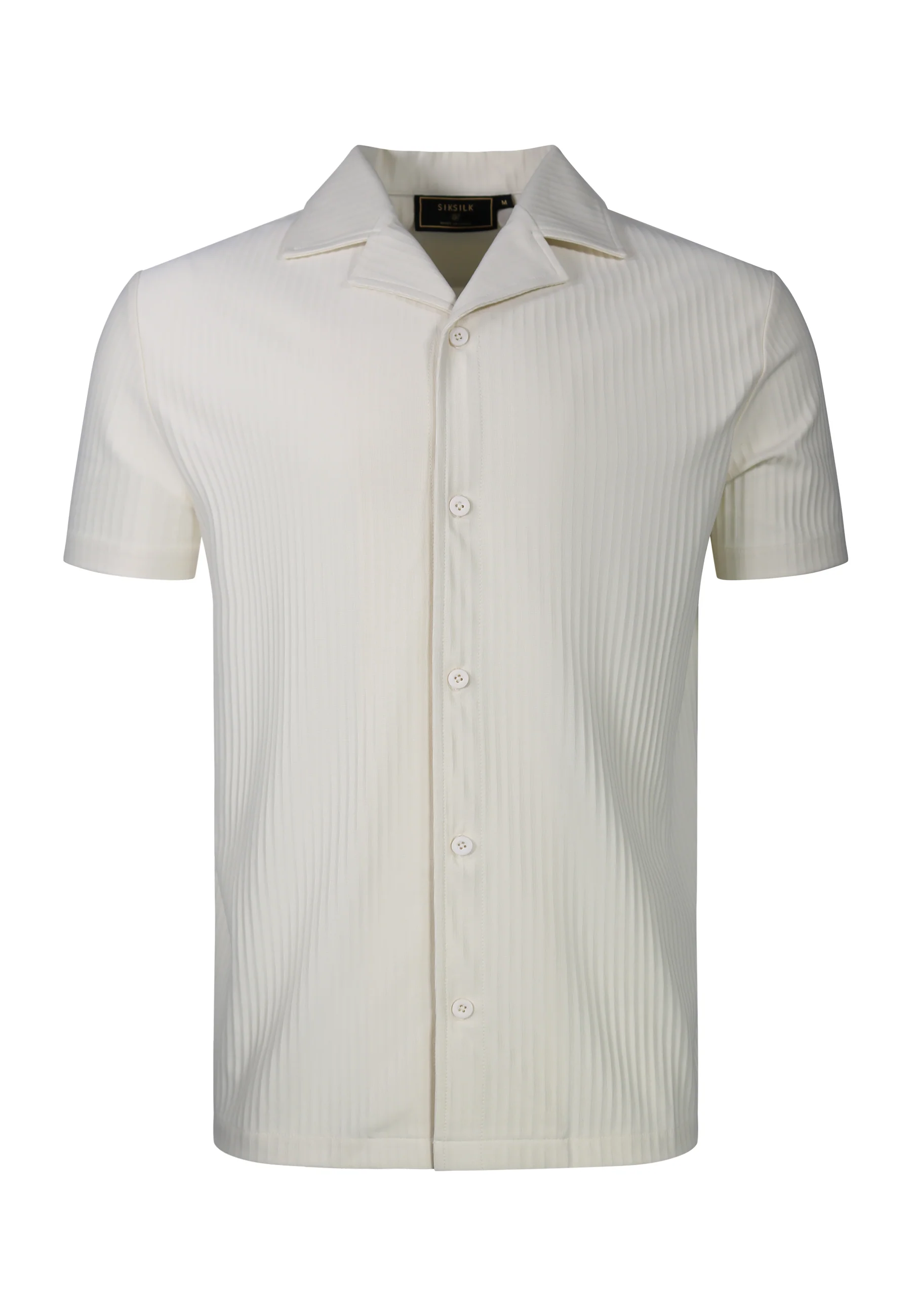 Ecru Plisse Shirt - Image 7