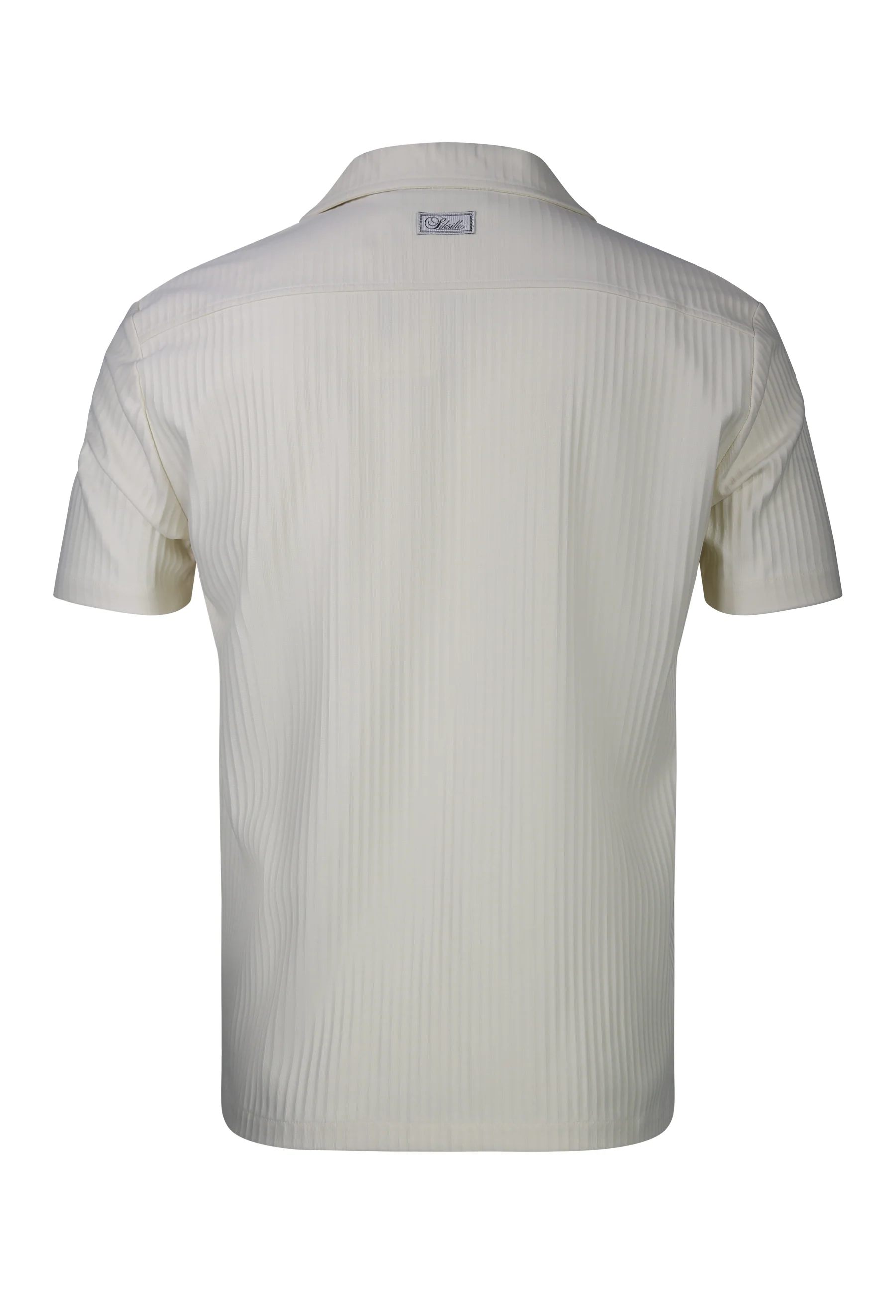 Ecru Plisse Shirt - Image 8
