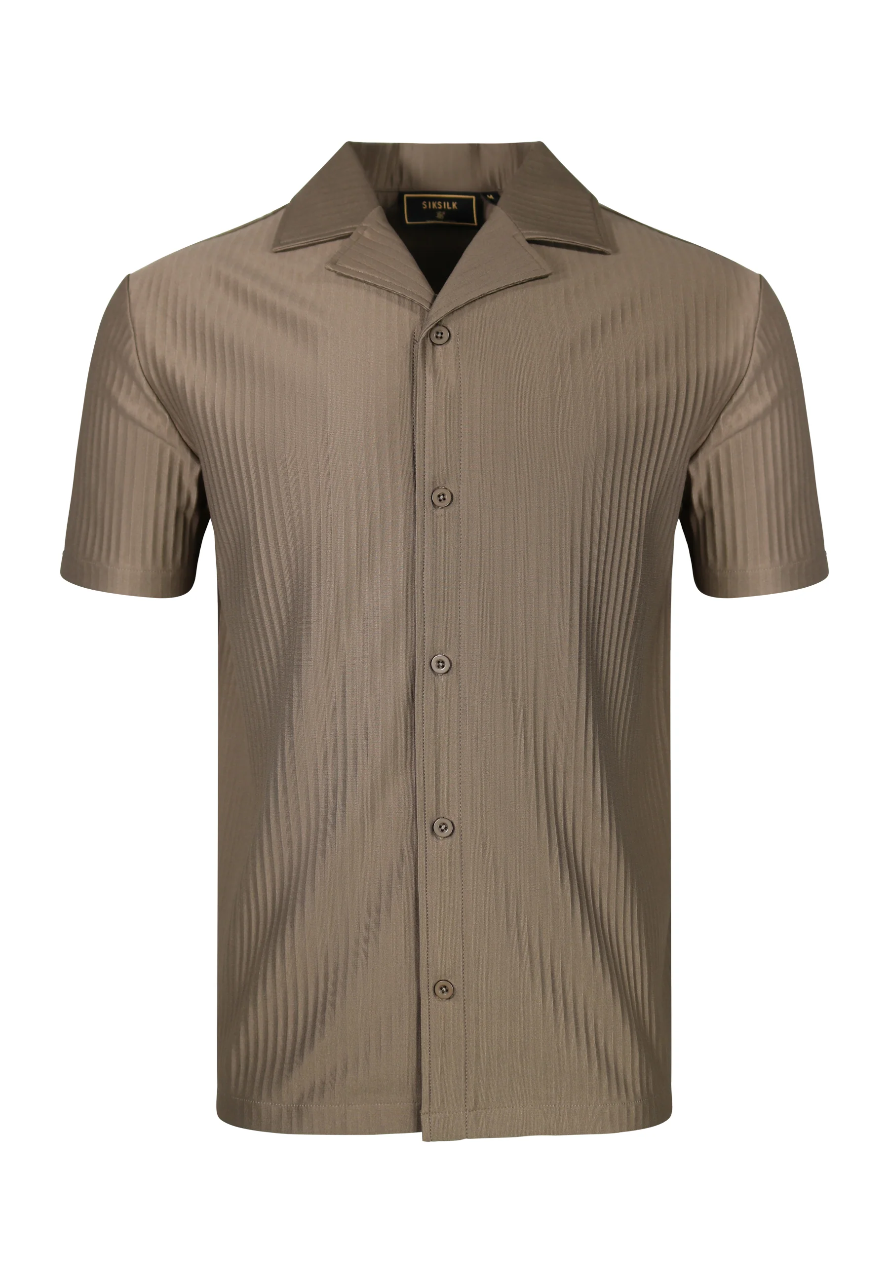 Brown Plisse Shirt - Image 7