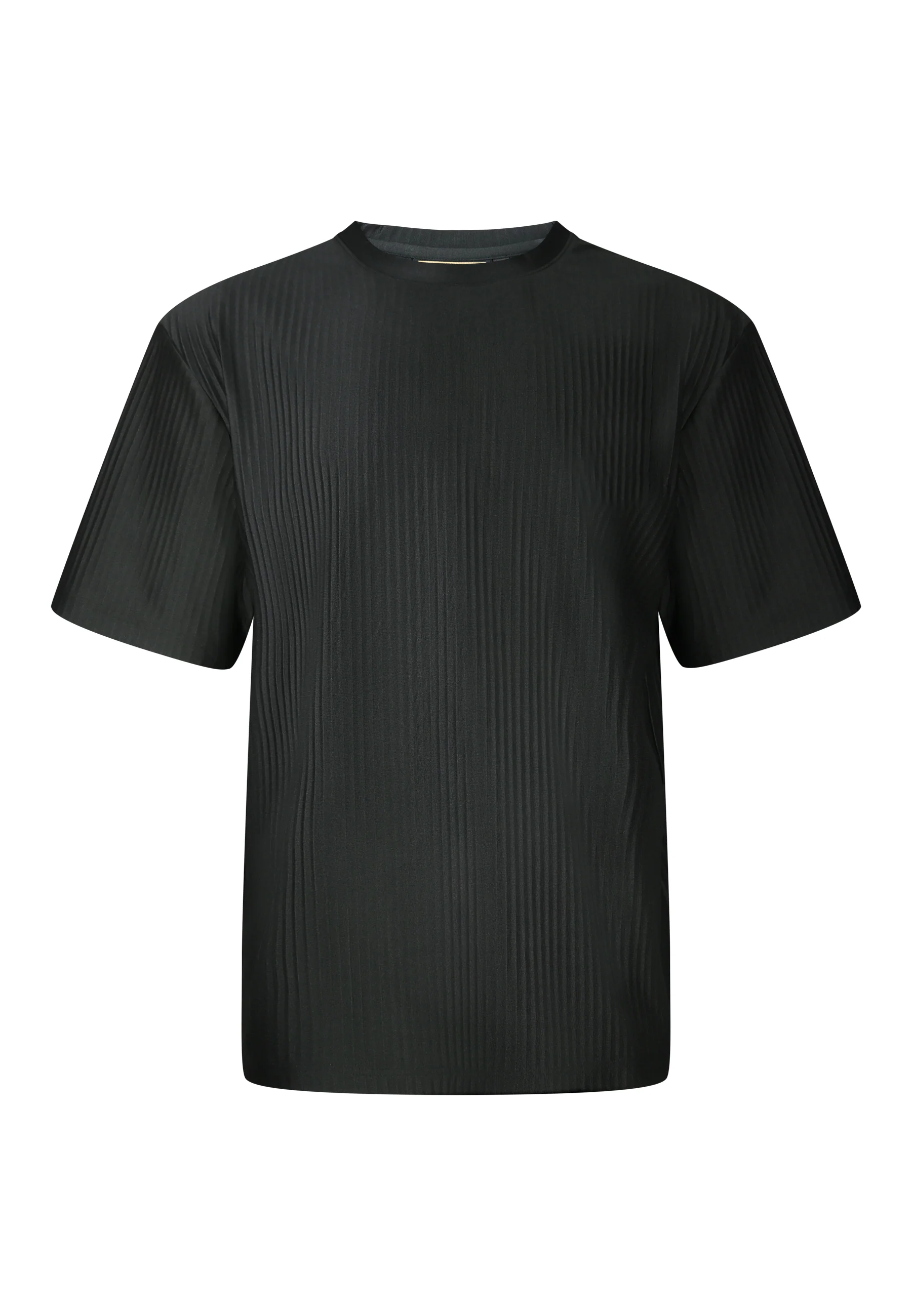 Black Plisse T-Shirt - Image 6