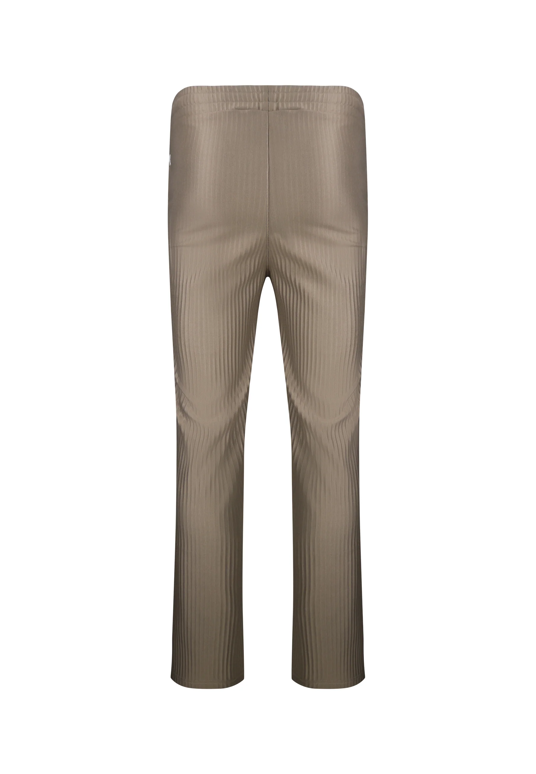 Brown Plisse Track Pants - Image 7