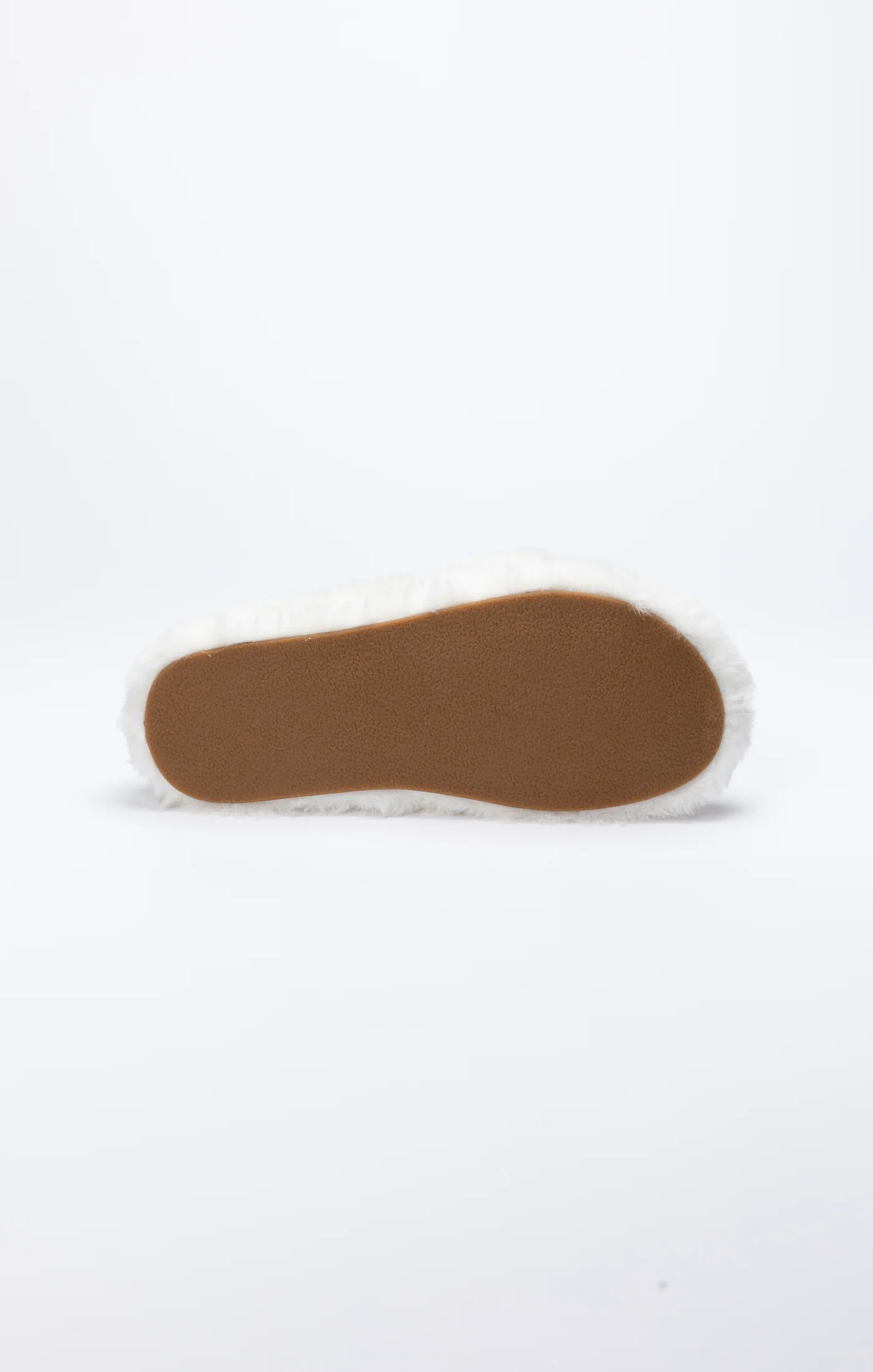 White Fluffy Slide Slipper - Image 5