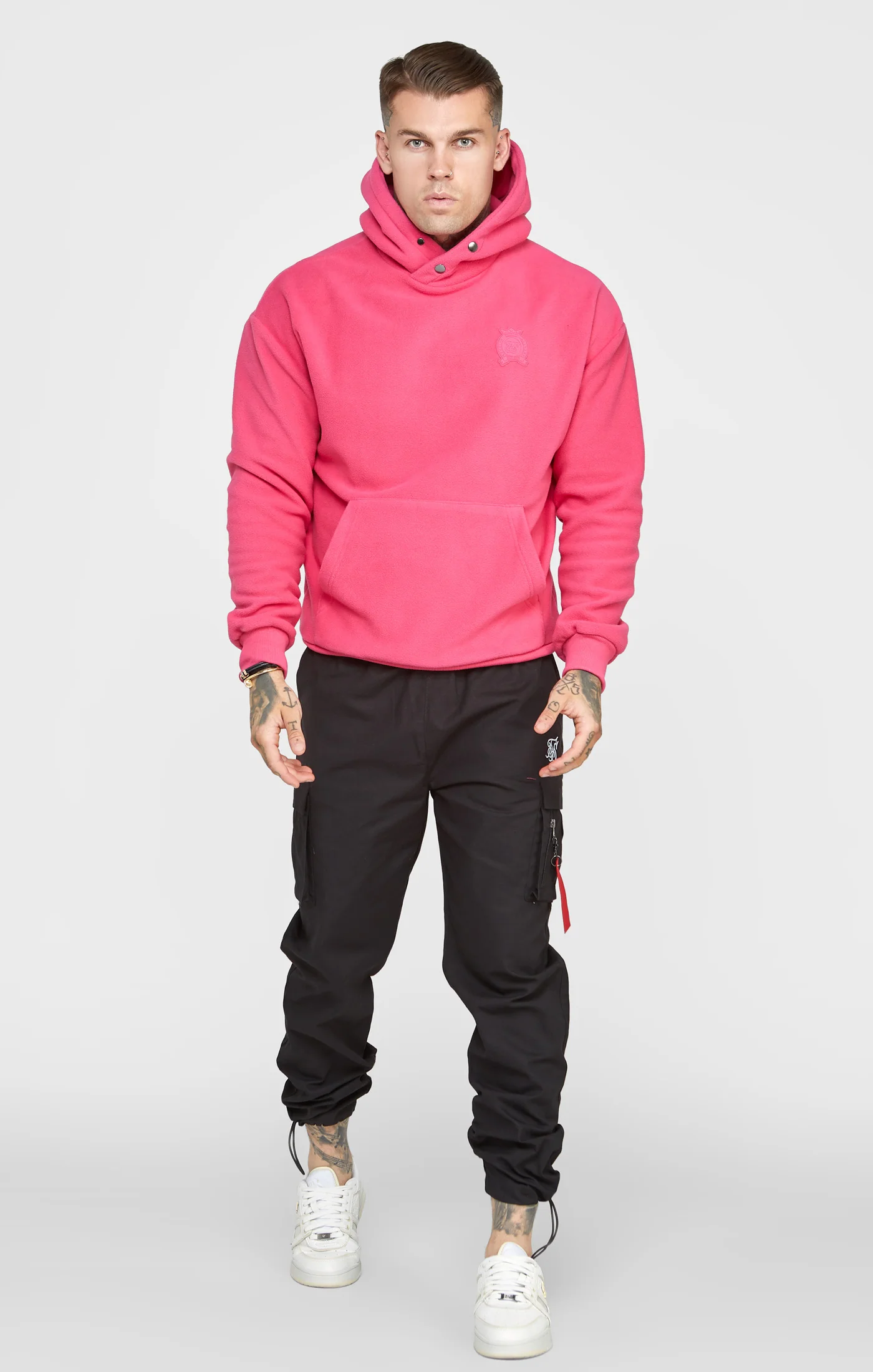 Pink Fleece Hoodie - Image 3