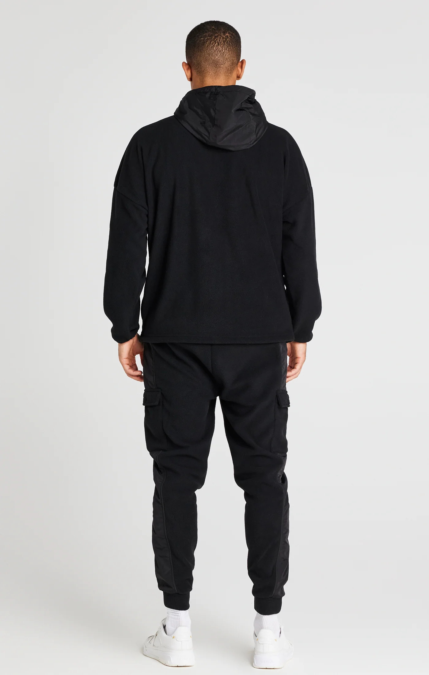 Black Polar Fleece Relaxed Jogger - Image 6