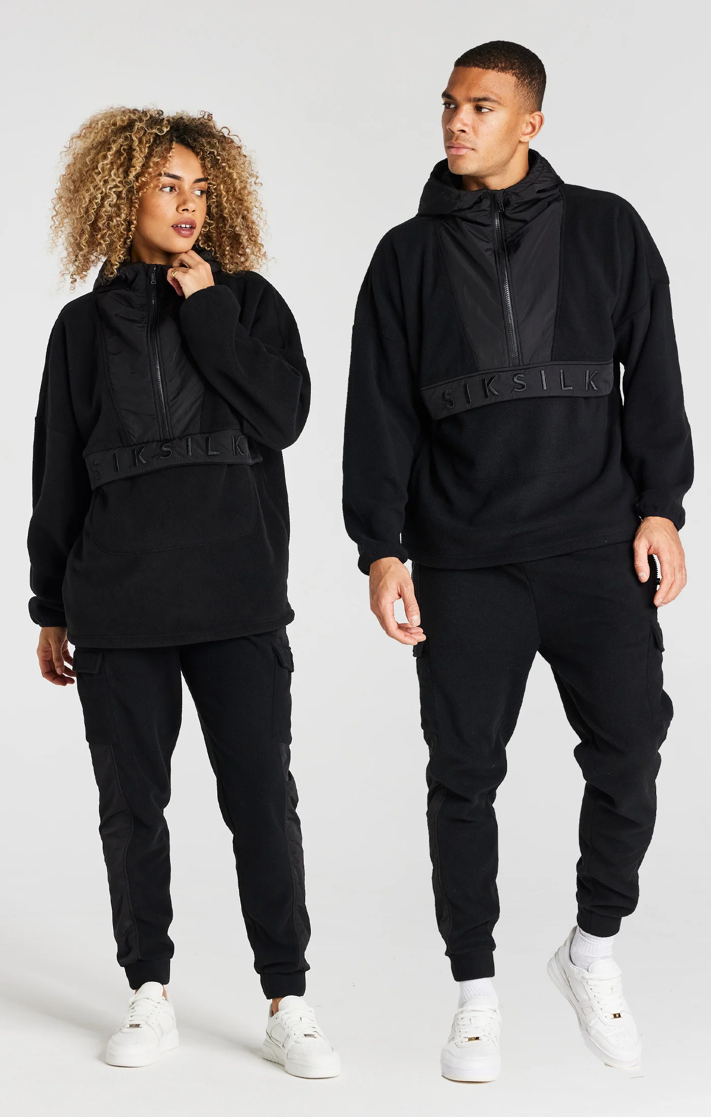 Black Polar Fleece Relaxed Jogger - Image 9