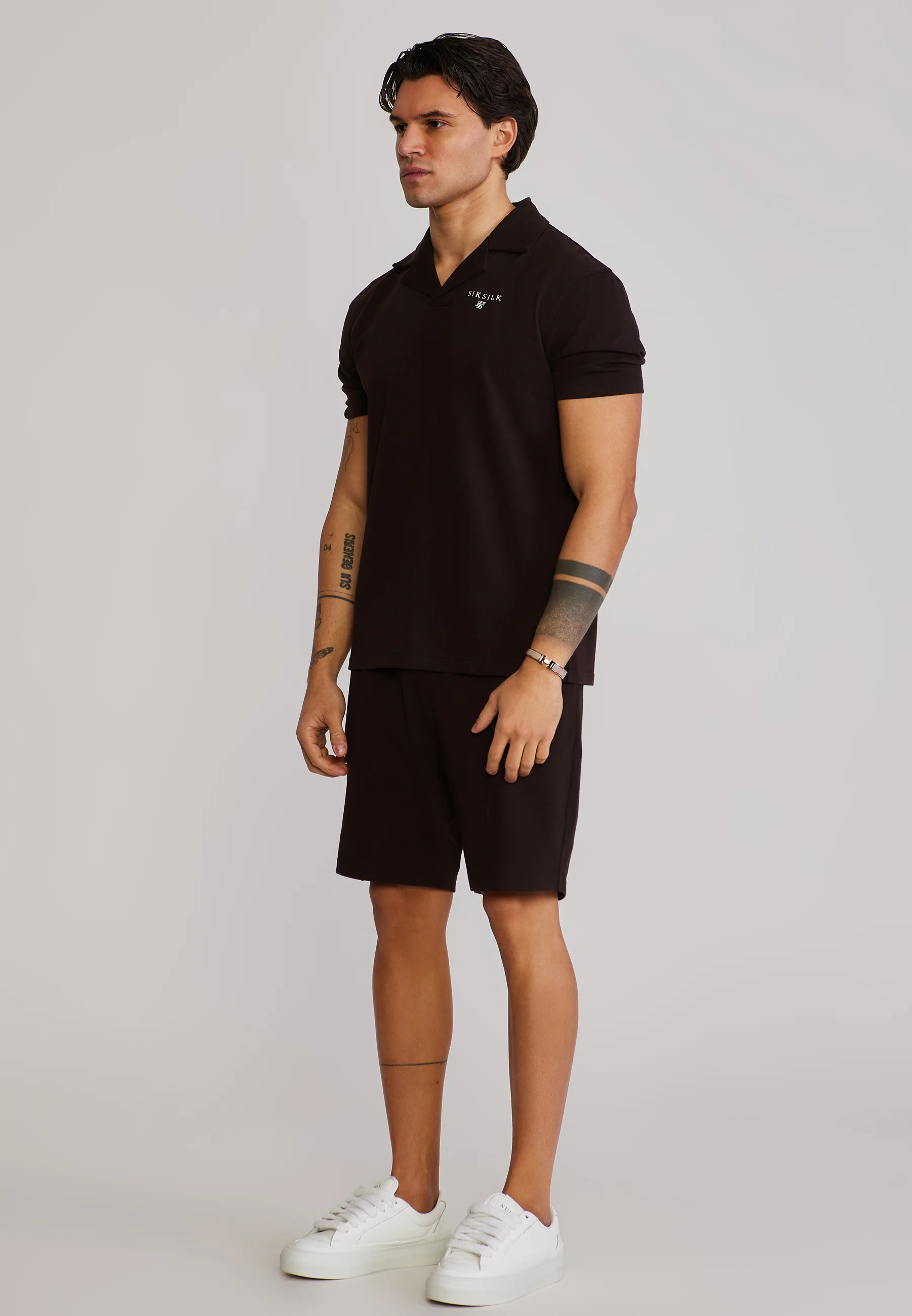 Brown Polo and Shorts Set - Image 4