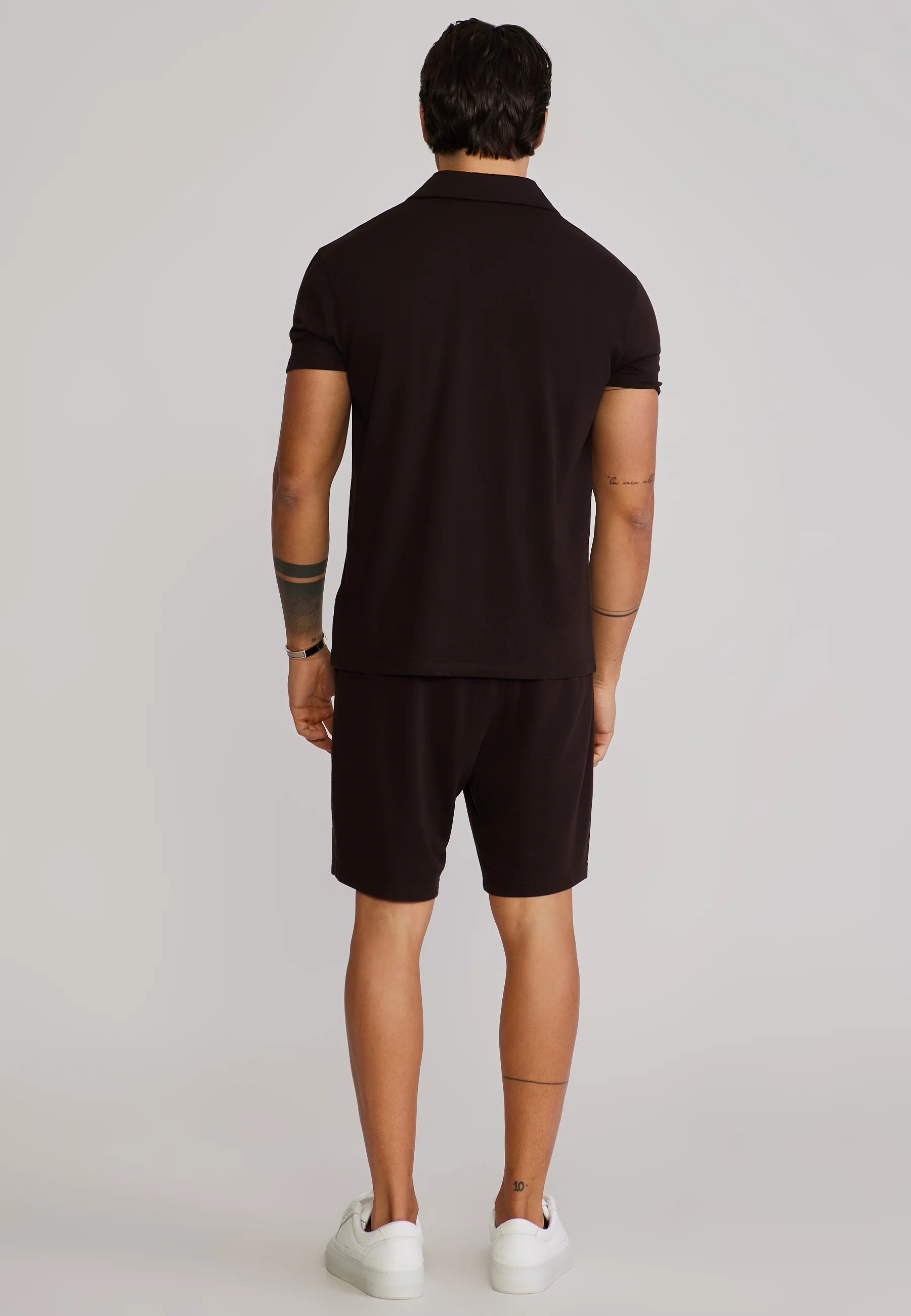 Brown Polo and Shorts Set - Image 5