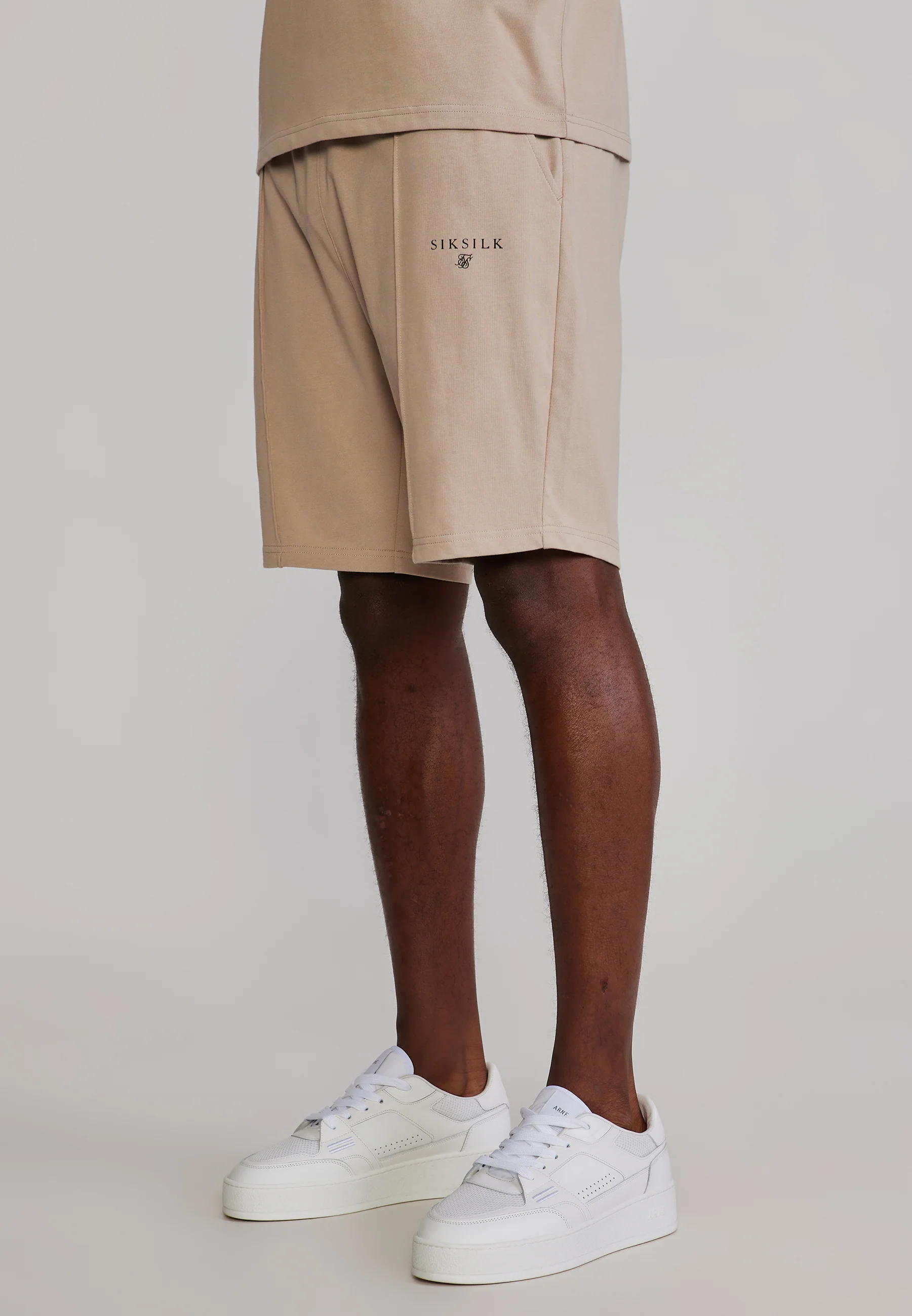 Beige Polo and Shorts Set - Image 3