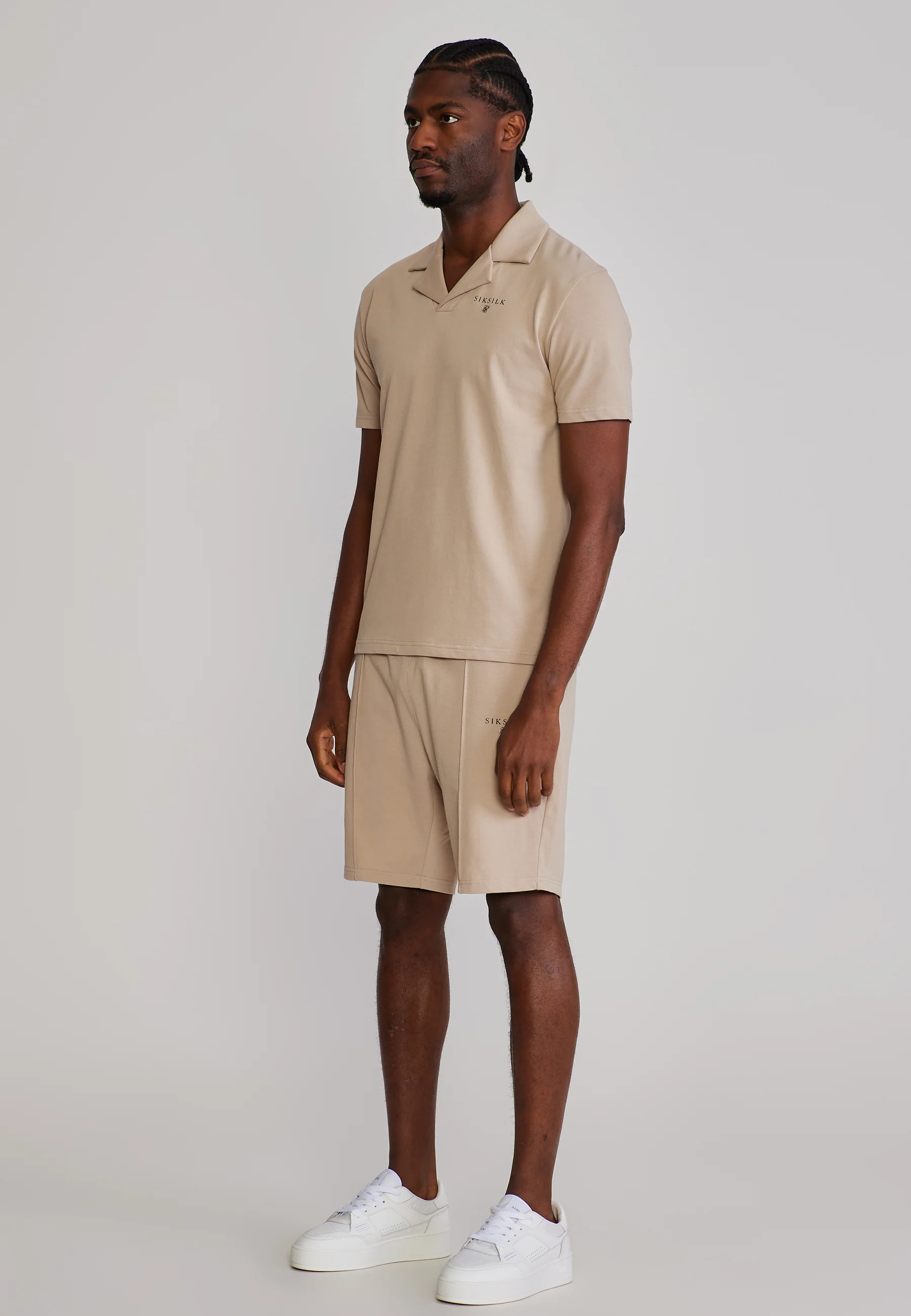 Beige Polo and Shorts Set - Image 4