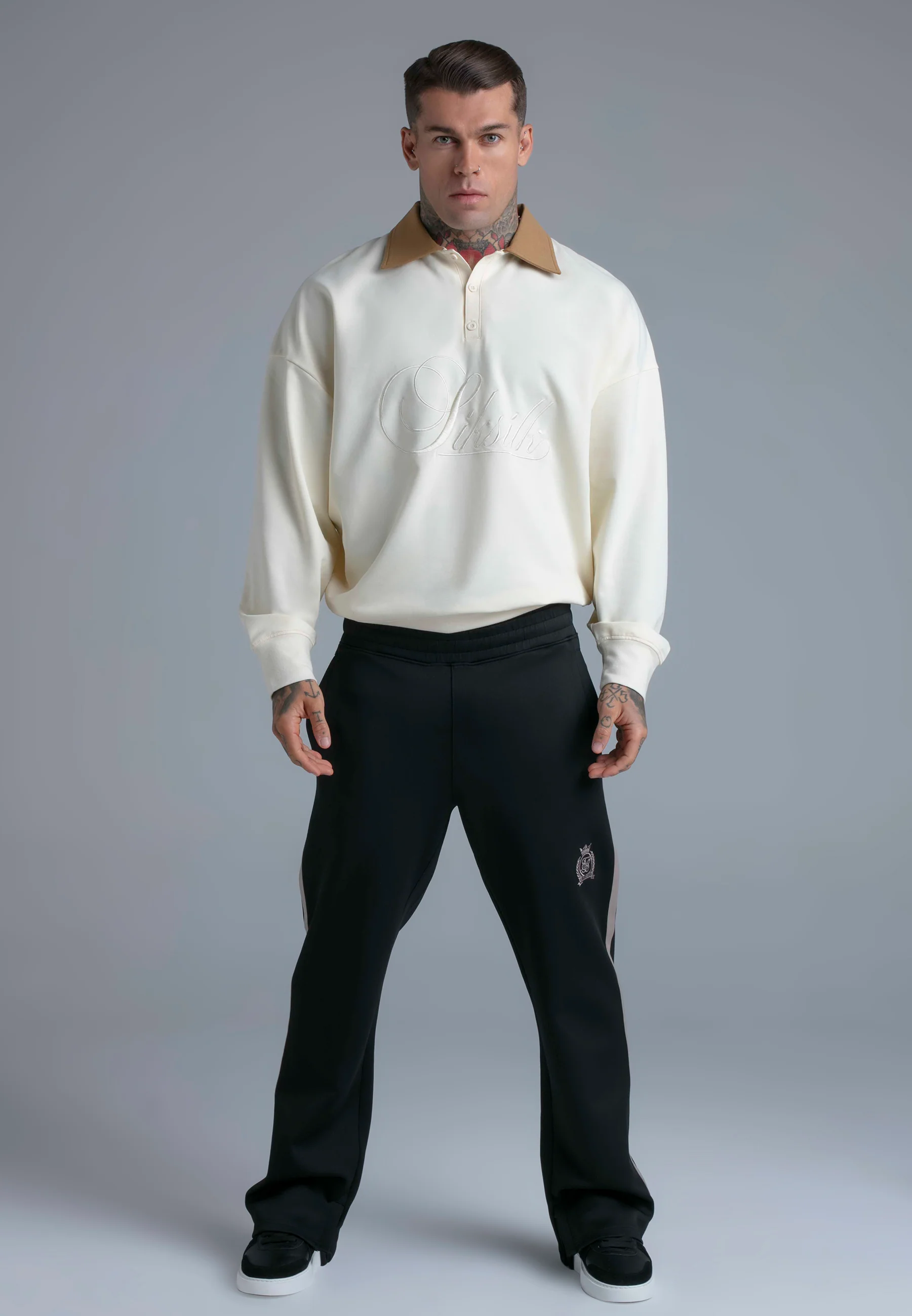 Ecru Polo Sweater - Image 3