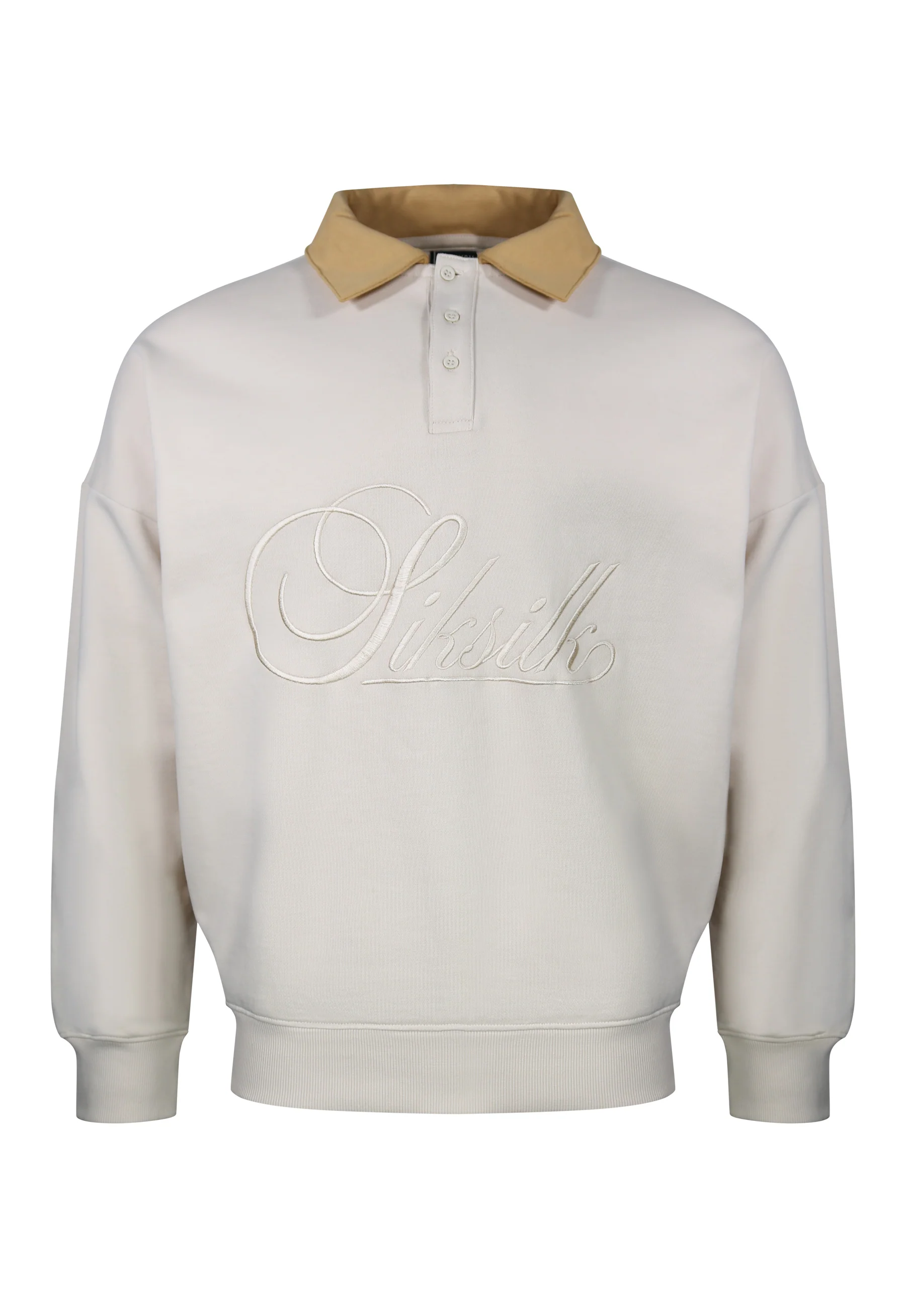 Ecru Polo Sweater - Image 6