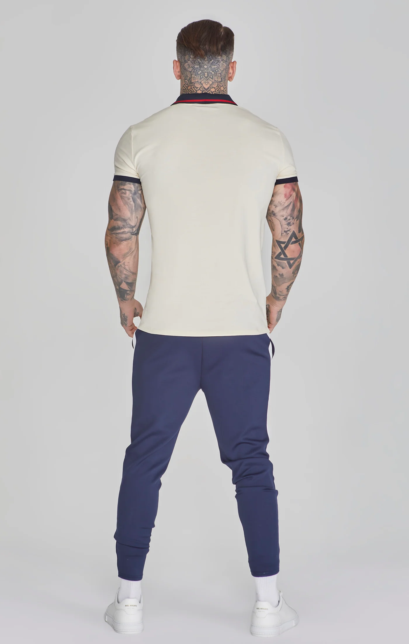 Ecru Polo T-Shirt - Image 5