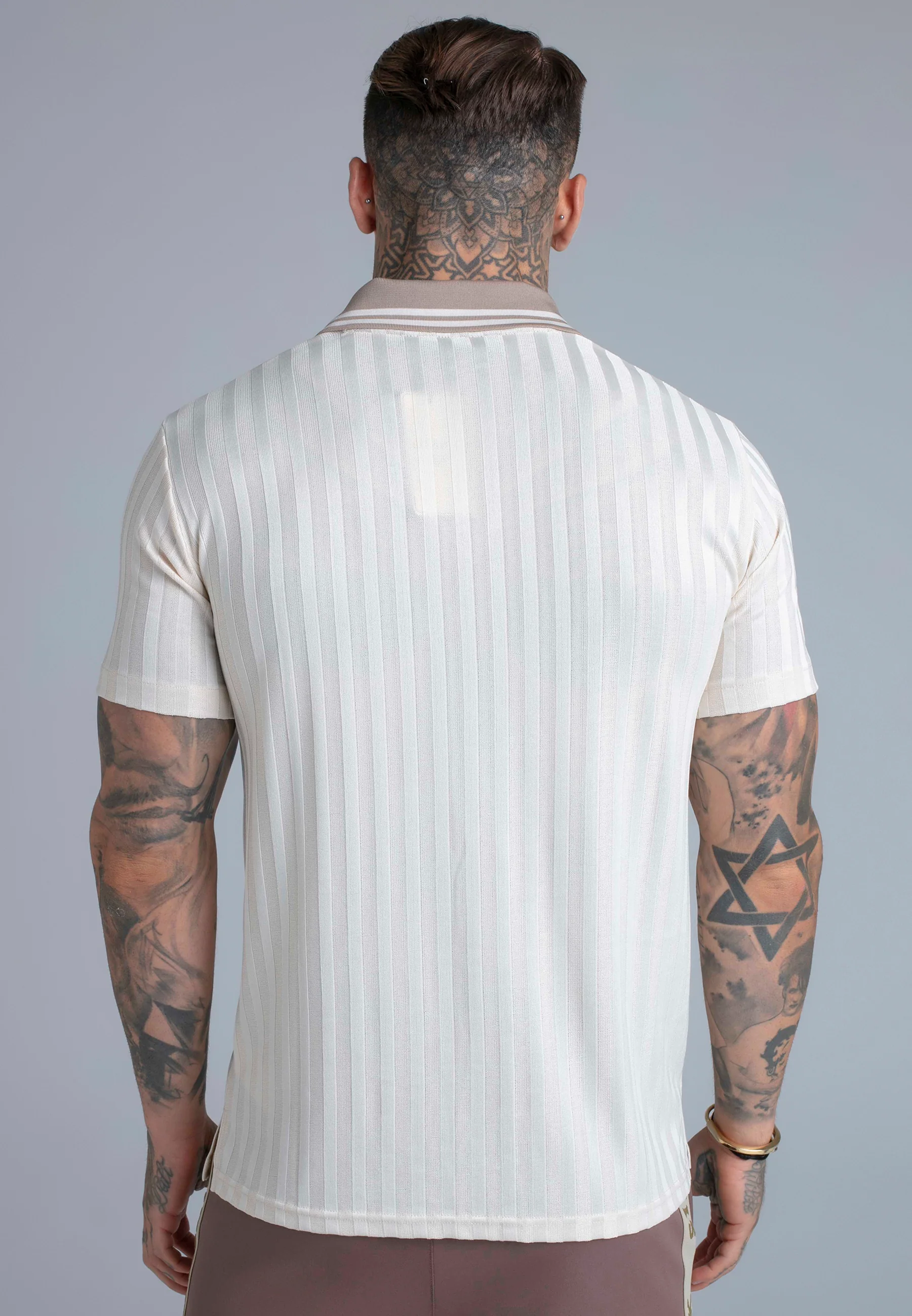 Ecru Polo T-Shirt - Image 4