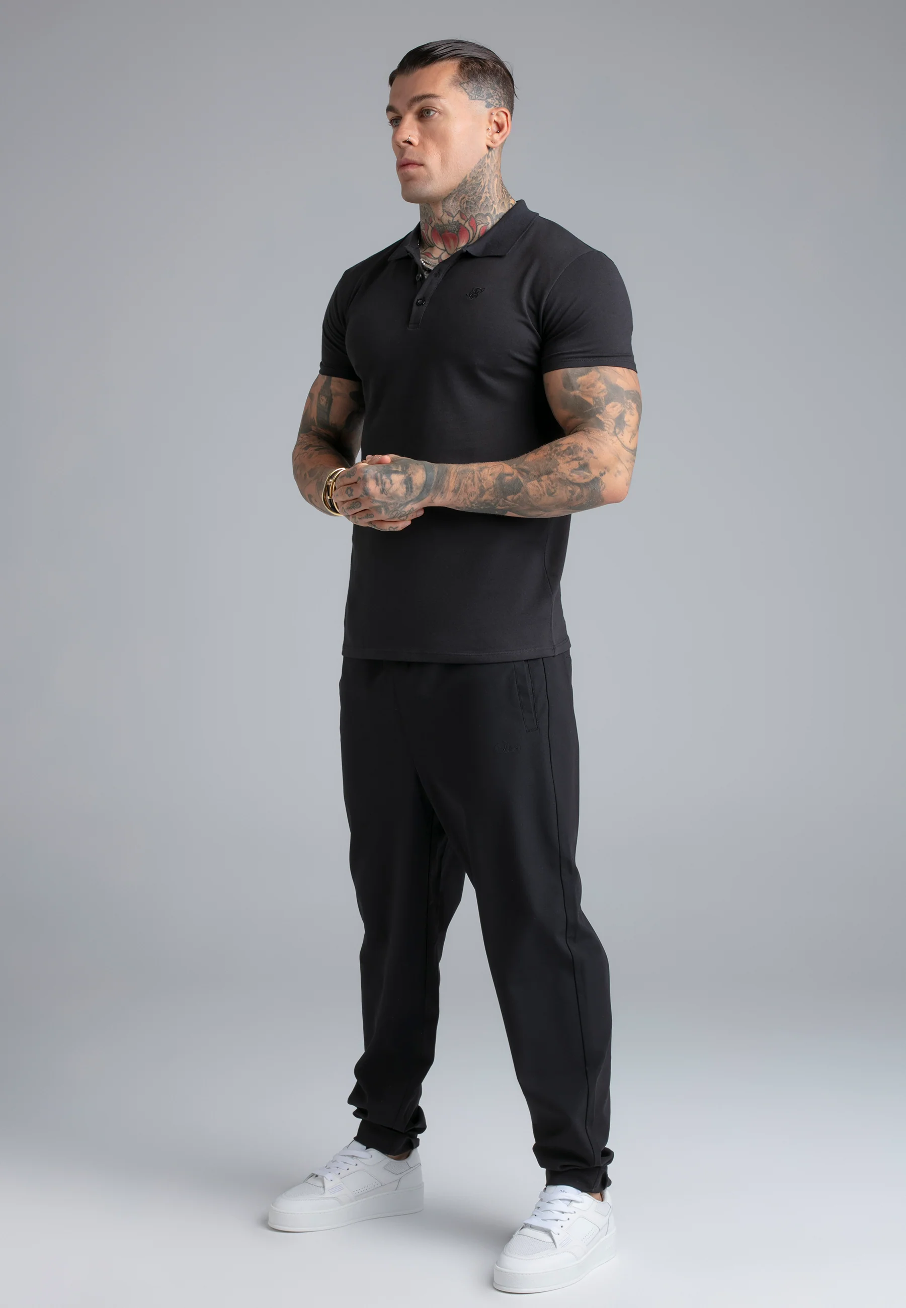 Black Polo T-Shirt - Image 4