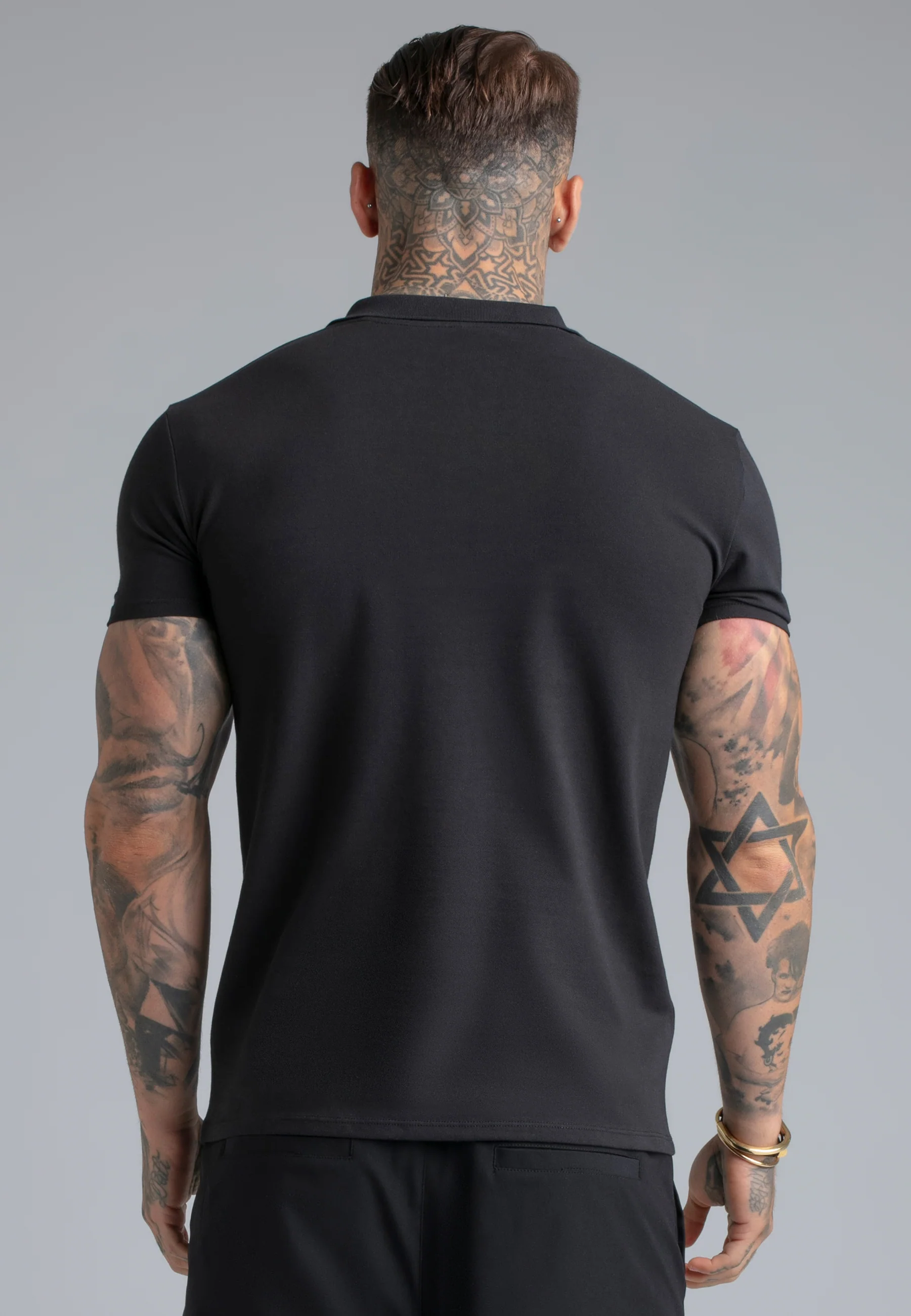Black Polo T-Shirt - Image 5