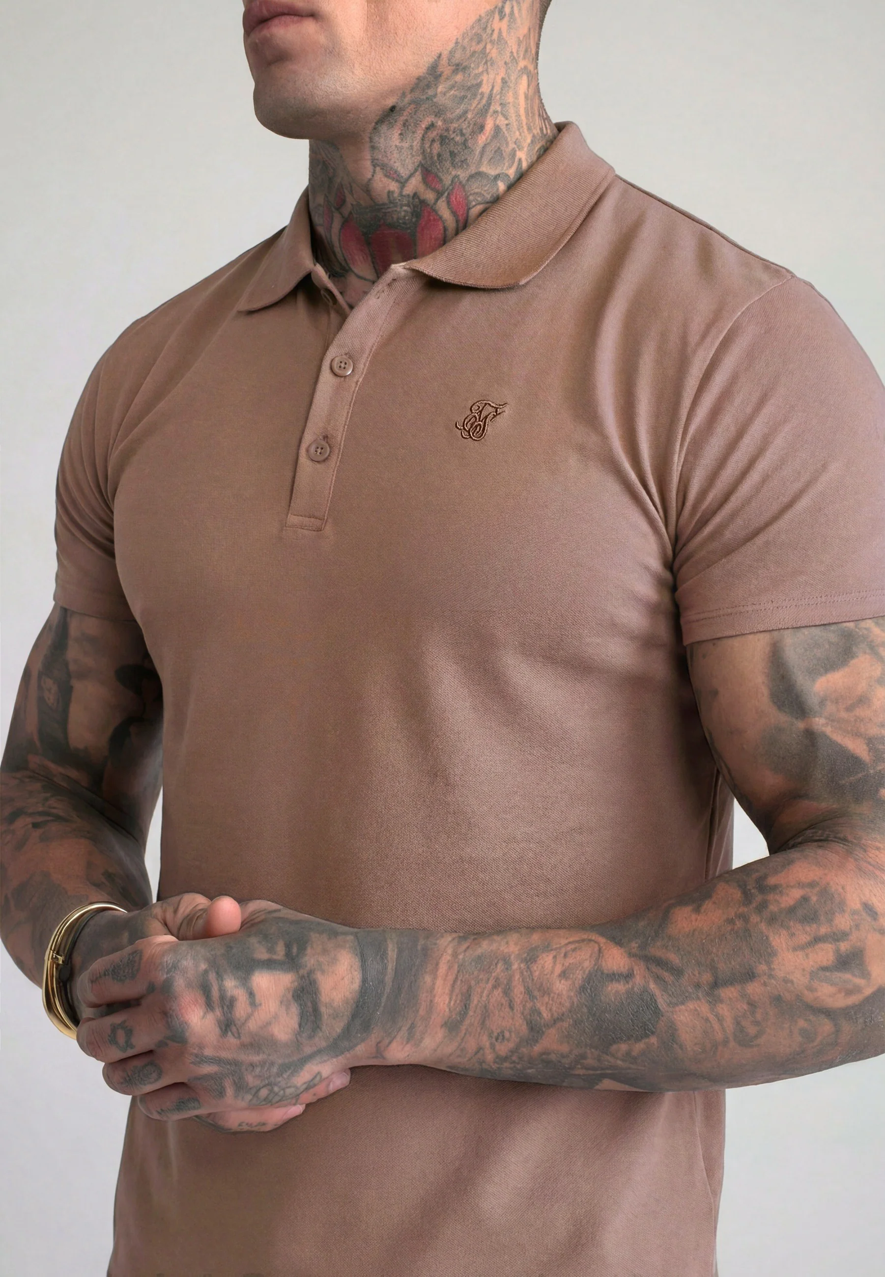 Light Brown Polo T-Shirt - Image 2
