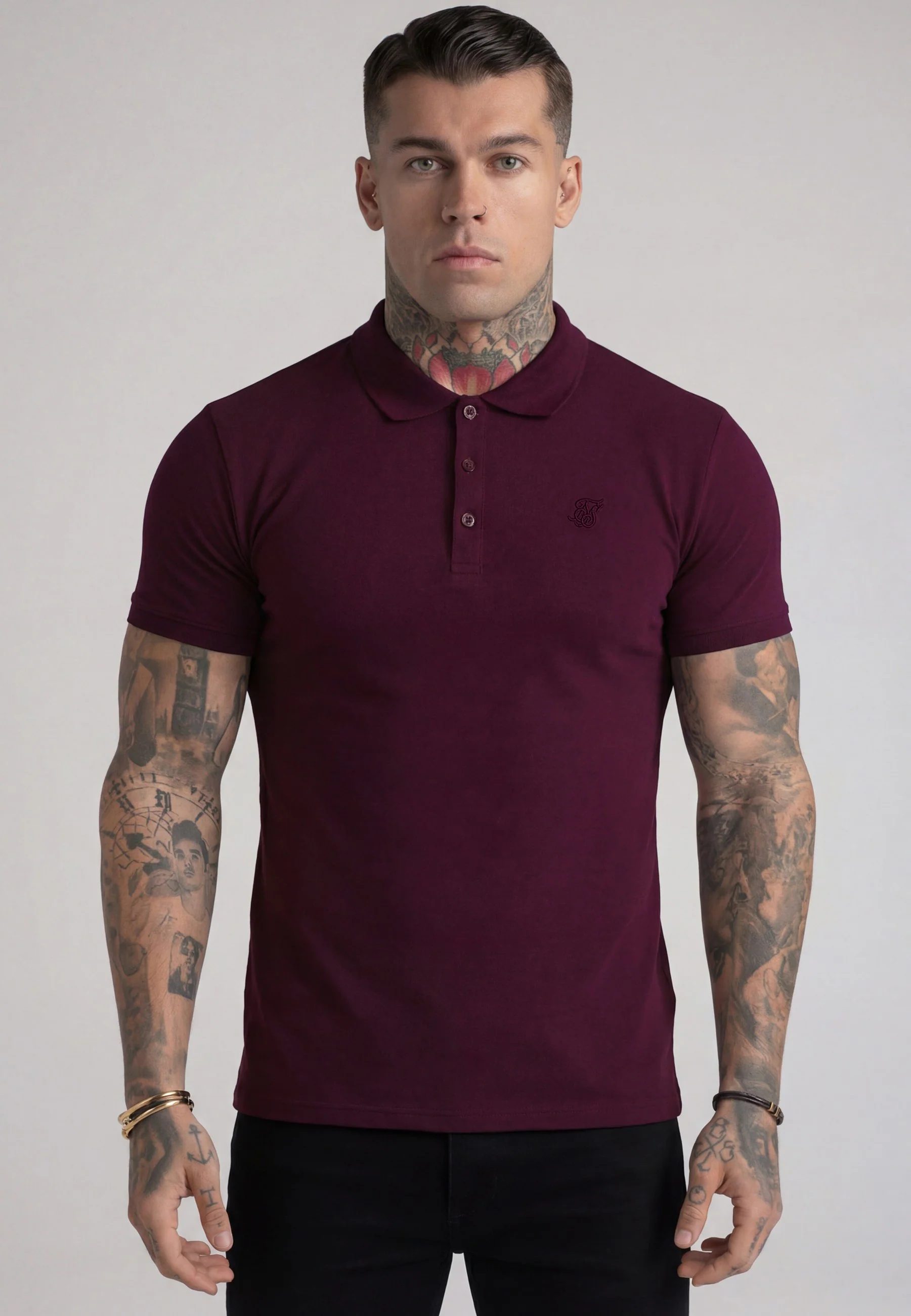 Burgundy Polo T-Shirt