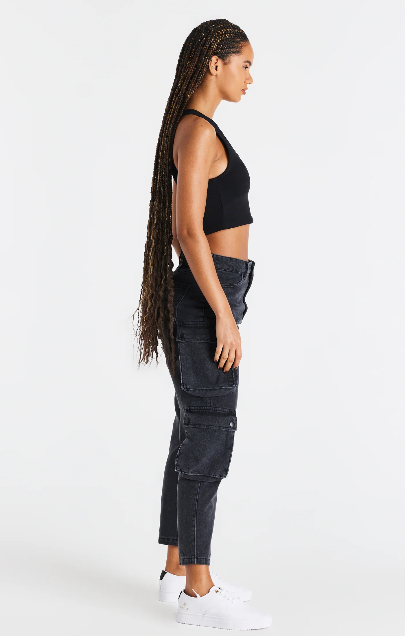 Black Popper Racerback Vest - Image 4
