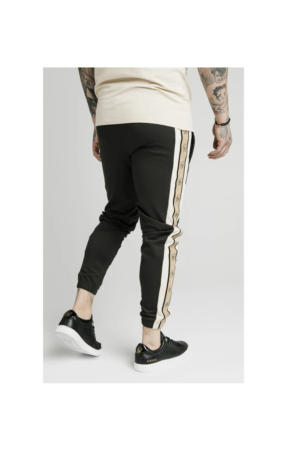 SikSilk Premium Tape Track Pant - Anthracite - Image 5