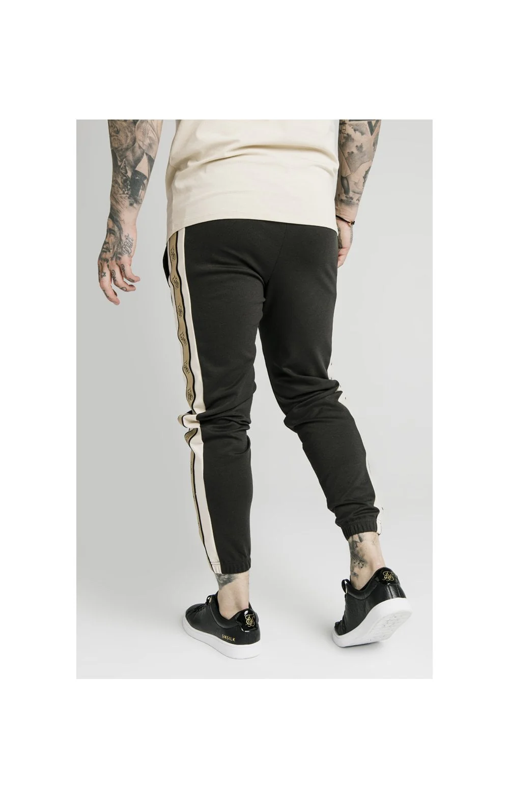 SikSilk Premium Tape Track Pant - Anthracite - Image 6
