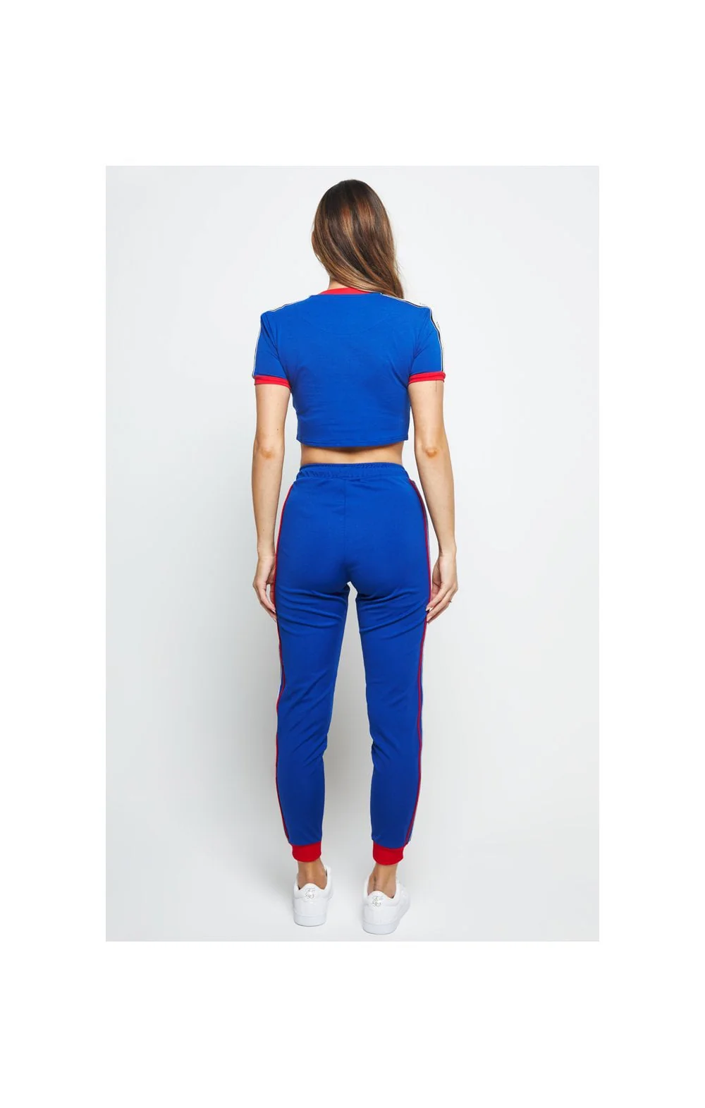 SikSilk Premium Tape Track Pants – Blue - Image 7