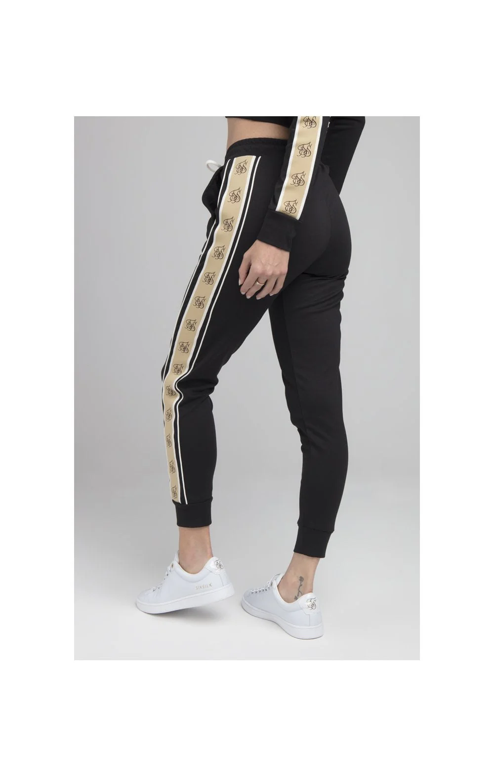 SikSilk Premium Track Pants - Black - Image 3