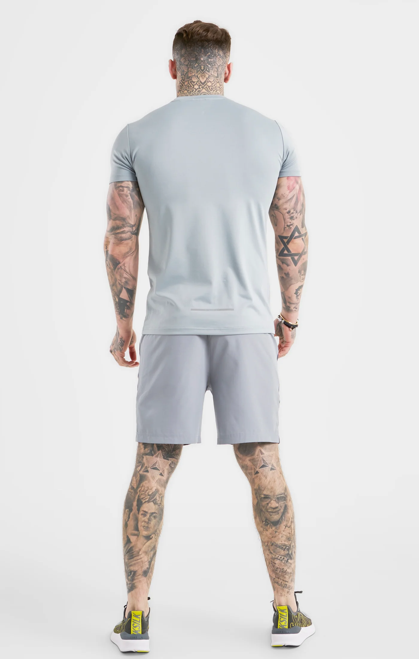 Grey Sports Marl Woven Short - Image 5