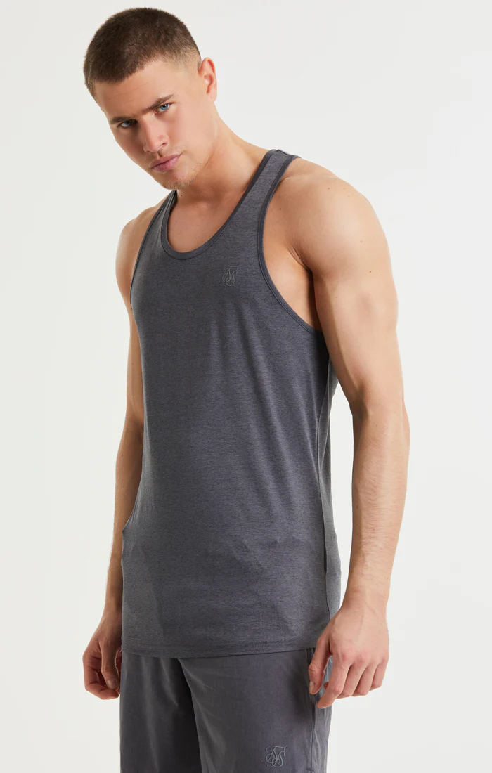 SikSilk Pressure Vest - Charcoal Marl