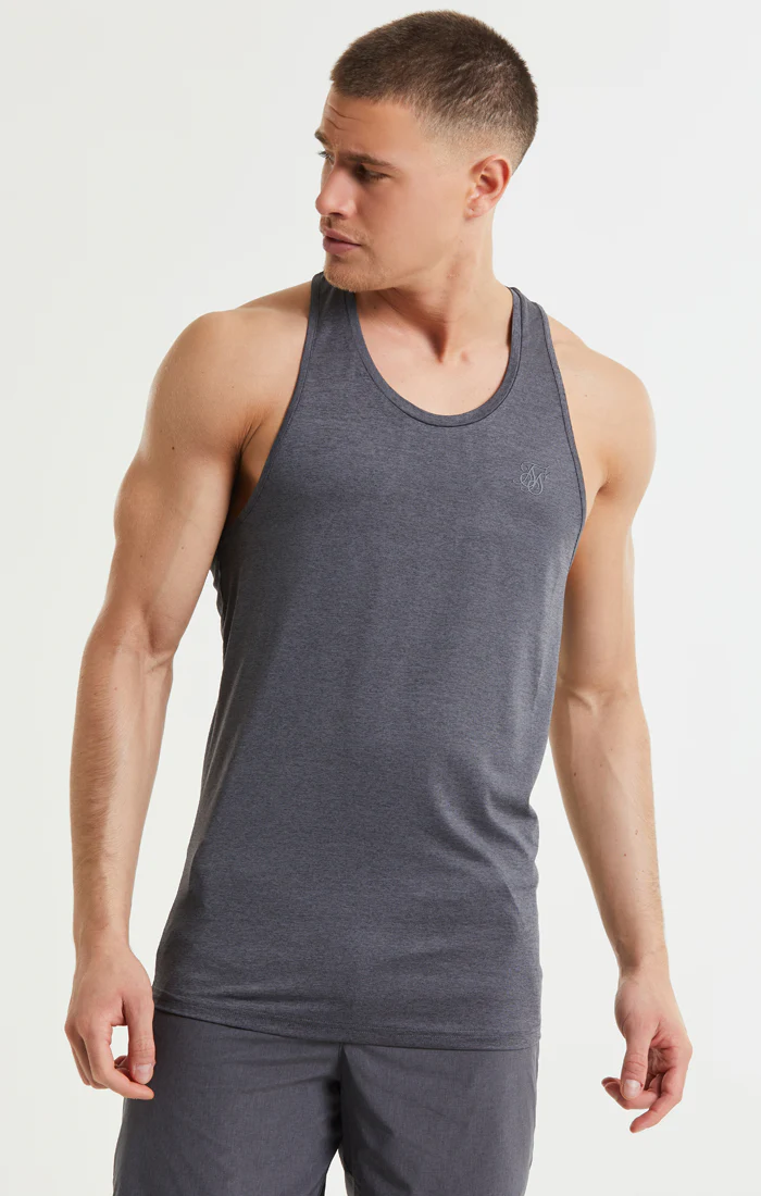 SikSilk Pressure Vest - Charcoal Marl - Image 2