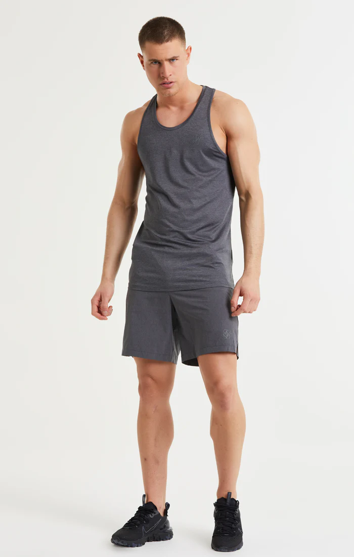 SikSilk Pressure Vest - Charcoal Marl - Image 3