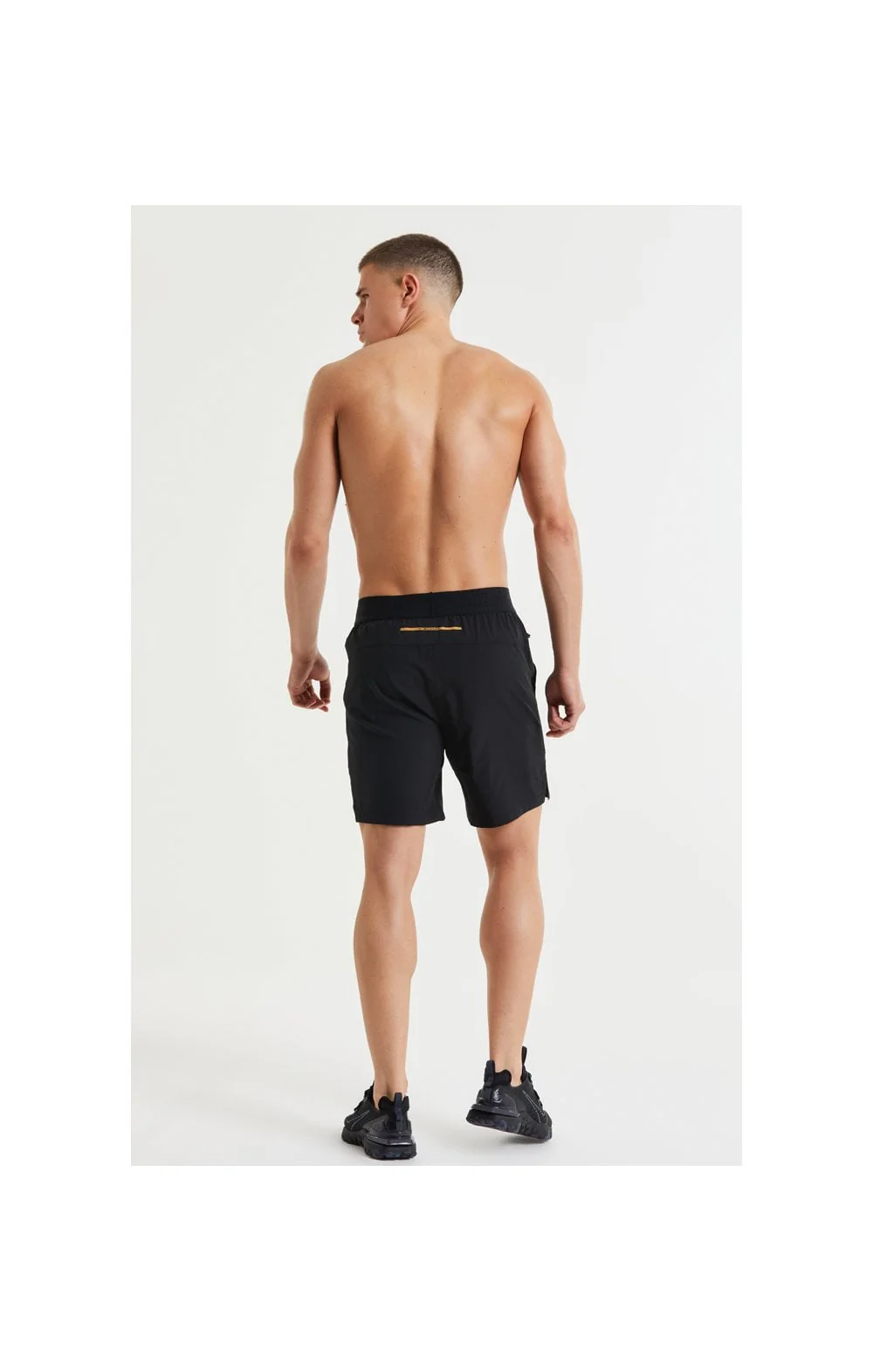 SikSilk Pressure Woven Long Shorts - Black - Image 7