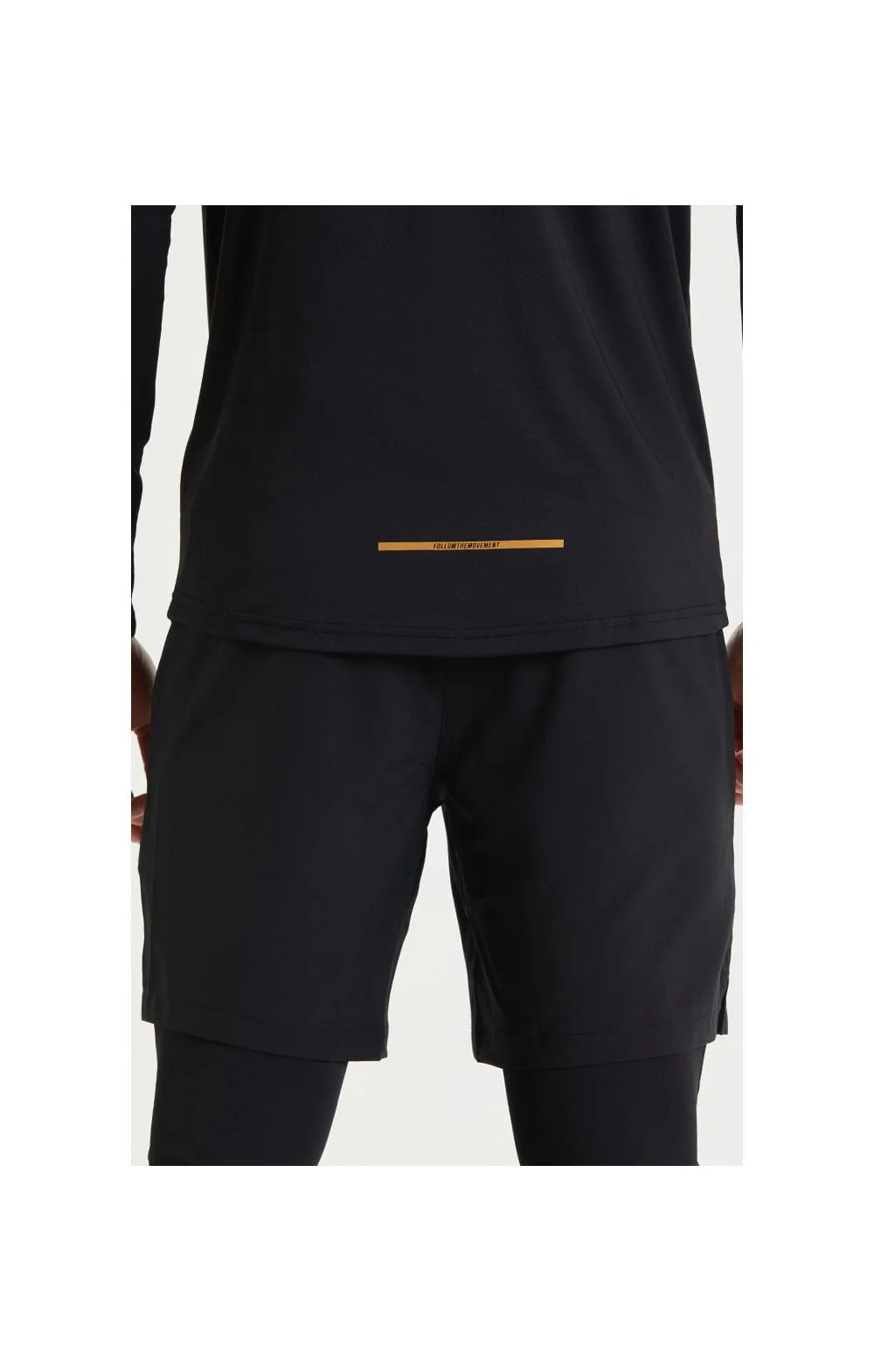 SikSilk Pressure Zip Funnel Neck - Black - Image 4
