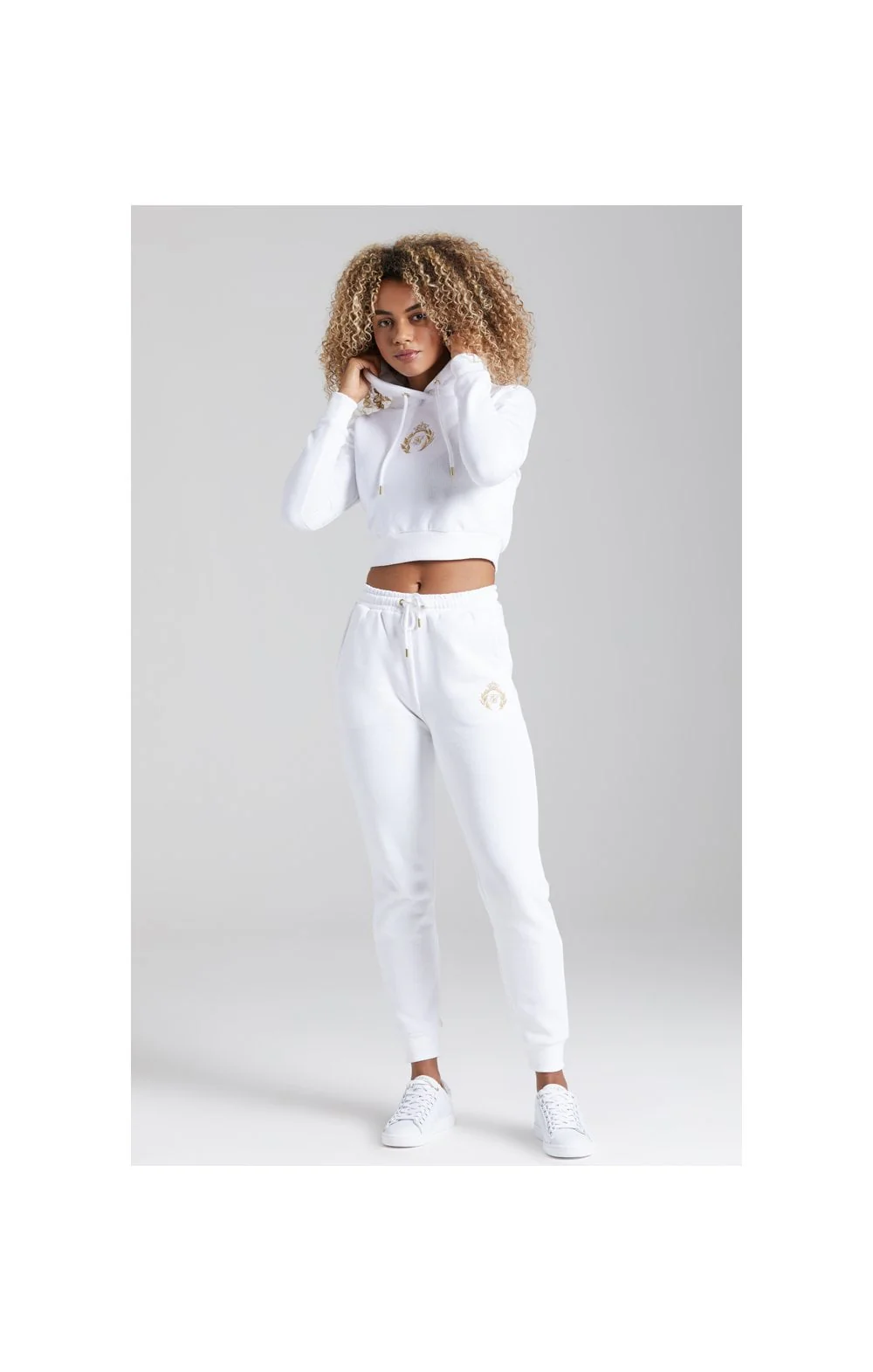SikSilk Prestige Joggers - White - Image 5