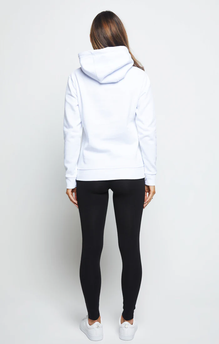 SikSilk Prestige Overhead Hoodie - White - Image 5