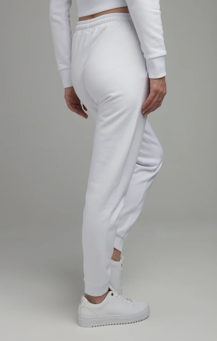 SikSilk Prestige Track Pants - White - Image 2