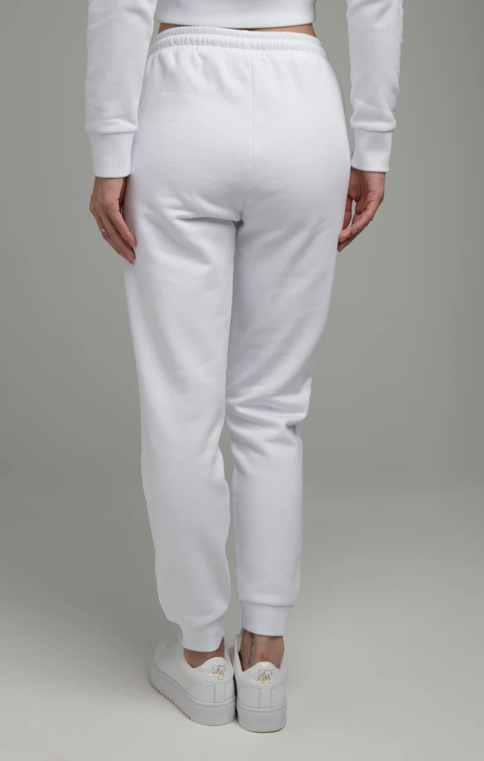 SikSilk Prestige Track Pants - White - Image 4