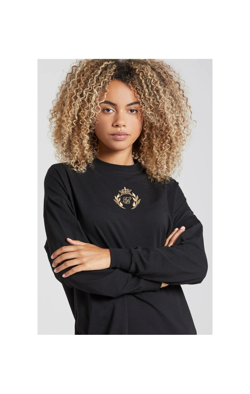 SikSilk Prestige T-Shirt Dress - Black - Image 2