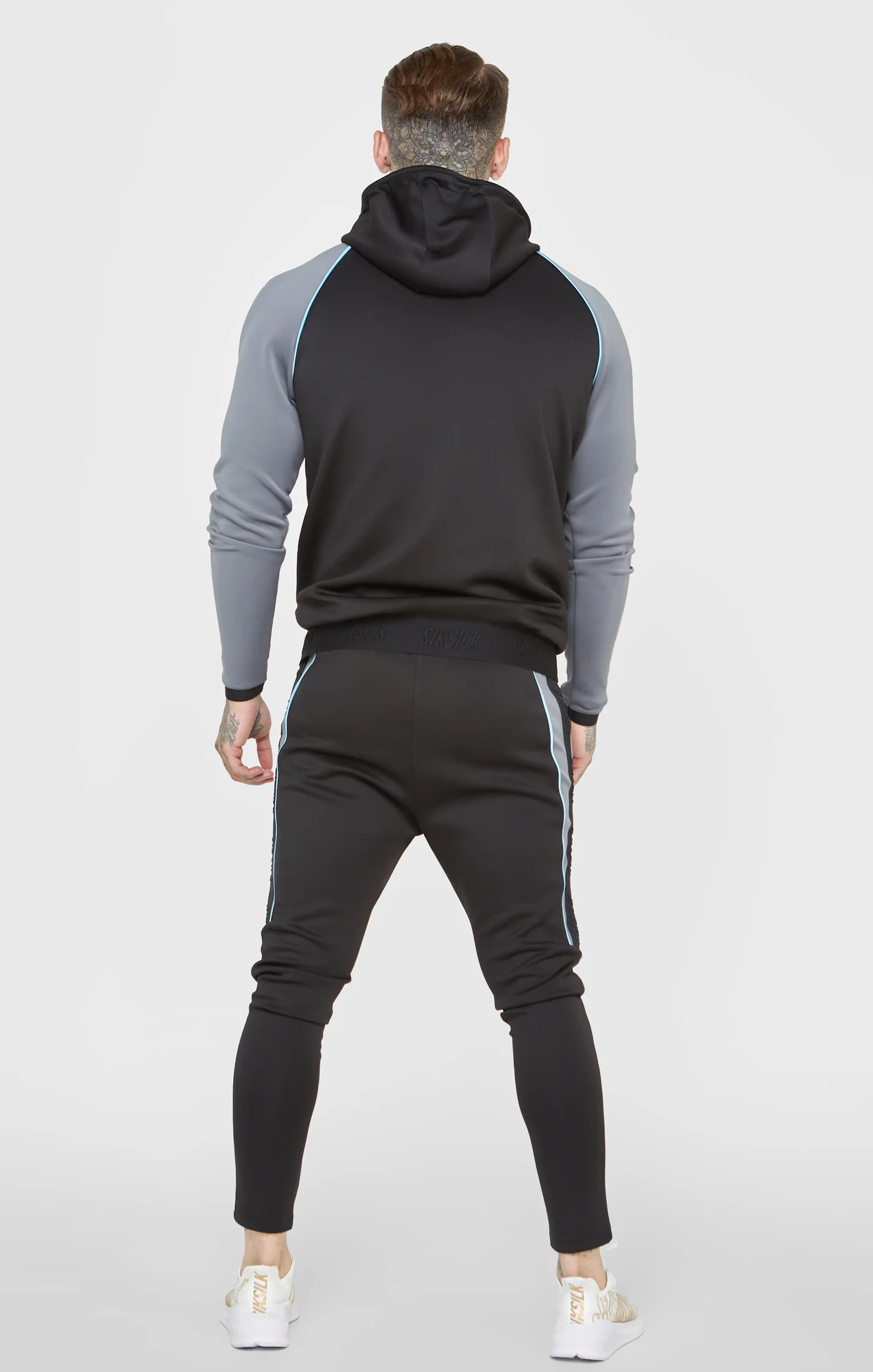 Black Sports Zip-Thru Hoodie - Image 5