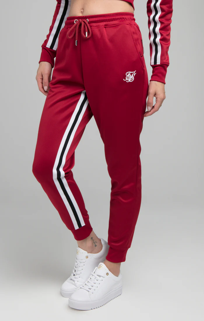 SikSilk Prosperity Track Bottoms - Red