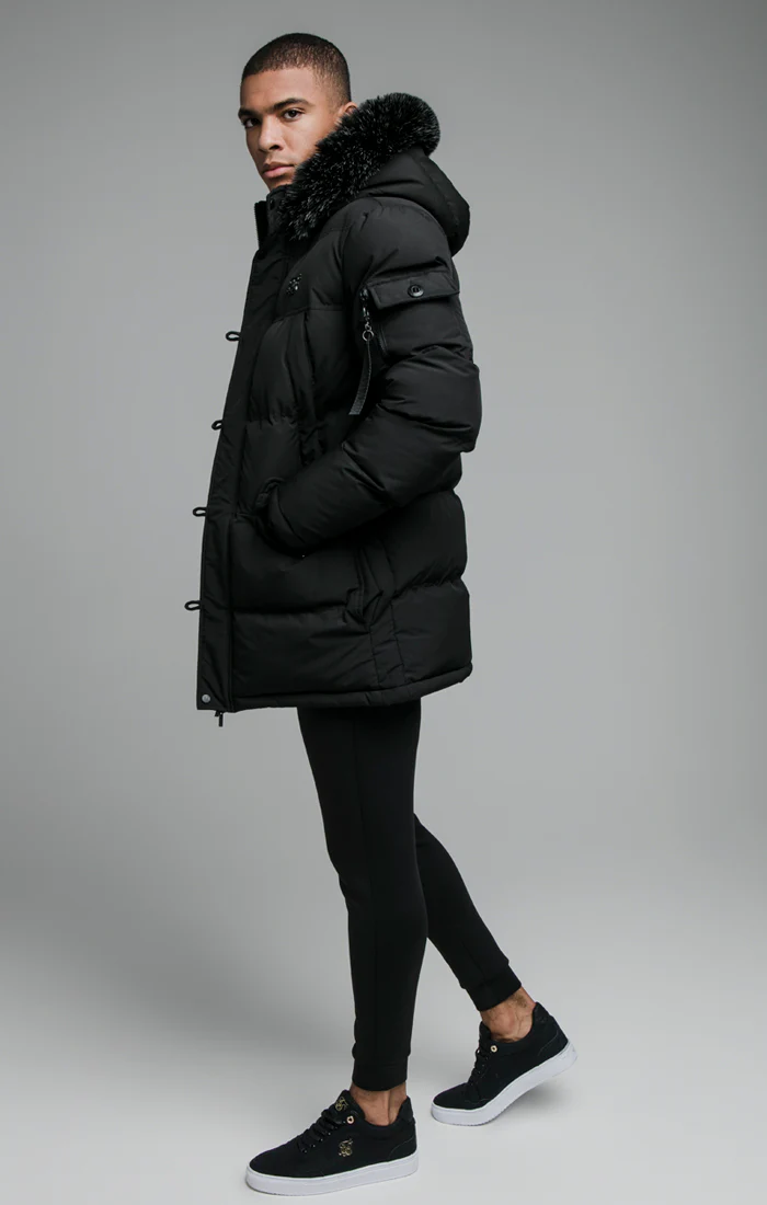 Black Puff Parka - Image 6