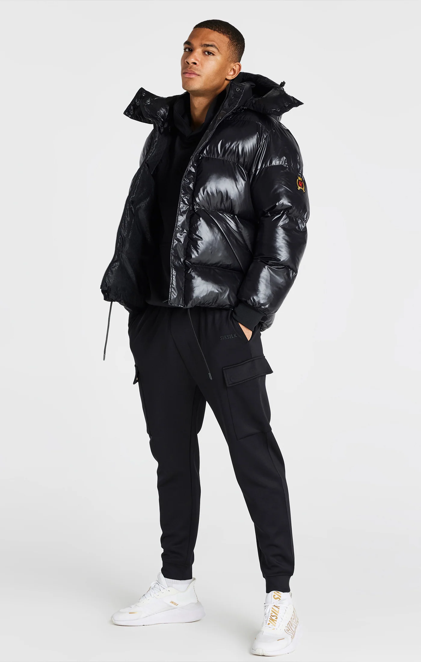 Black Puffer Jacket - Image 4