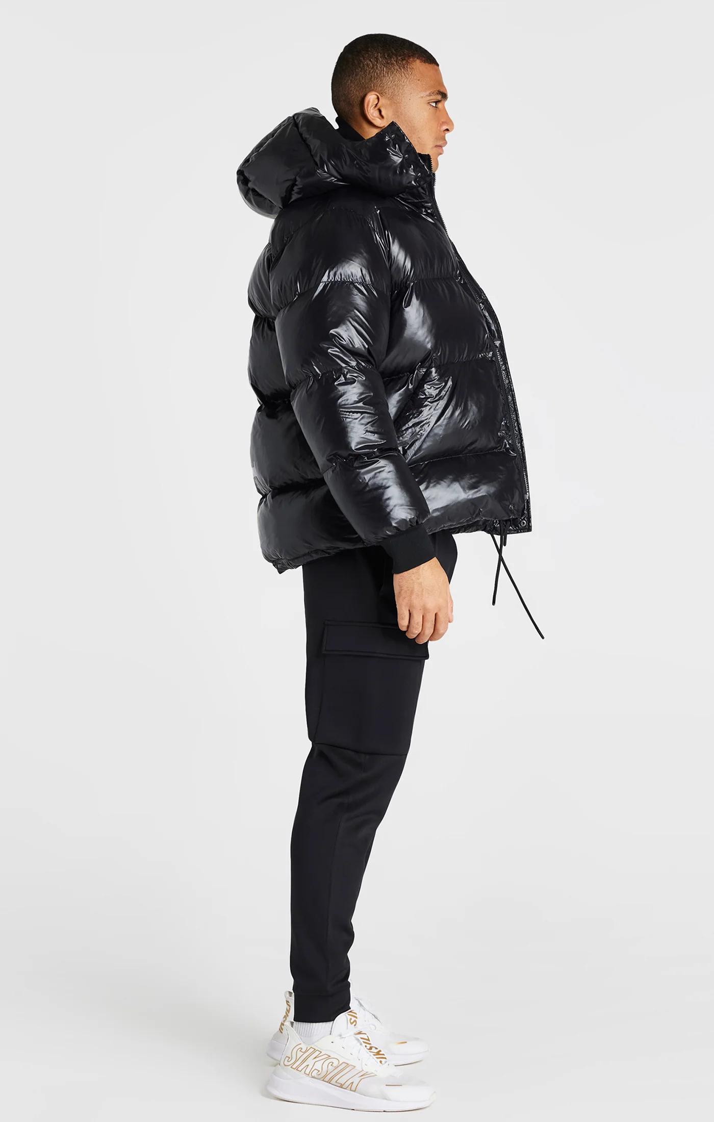 Black Puffer Jacket - Image 5